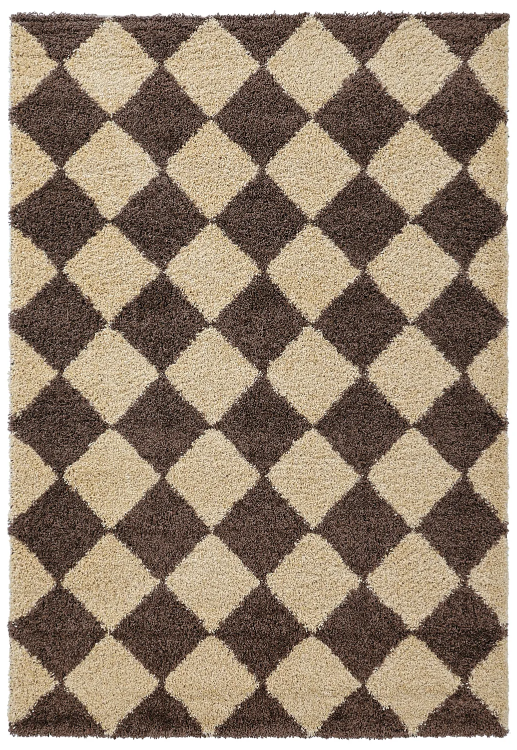 Tappeto A Pelo Lungo - Albi (marrone/beige)