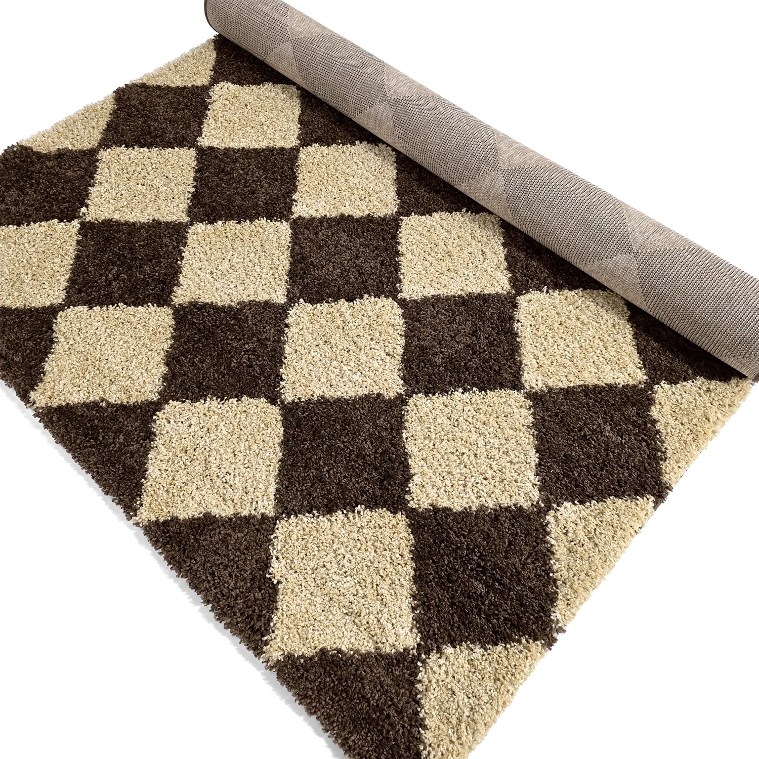 Tappeto A Pelo Lungo - Albi (marrone/beige)