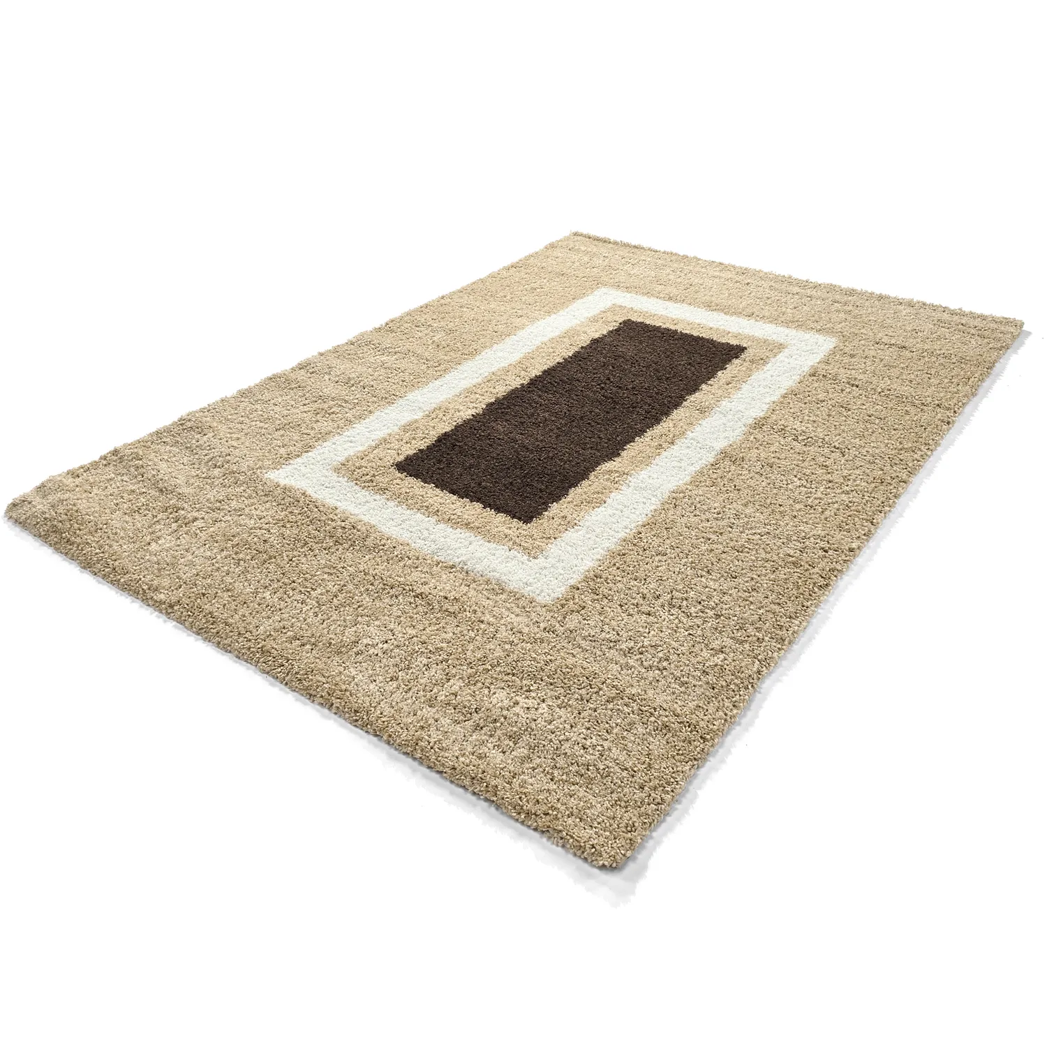 Tappeto A Pelo Lungo - Alsace (beige/bianco/marrone)