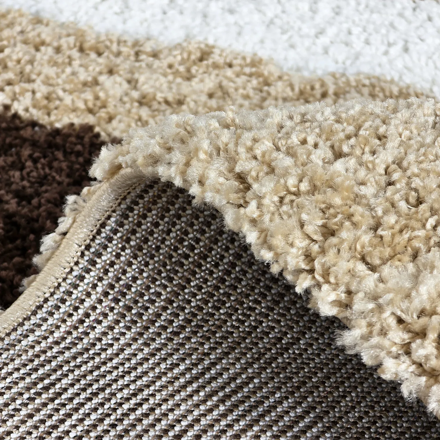 Tappeto A Pelo Lungo - Alsace (beige/bianco/marrone)