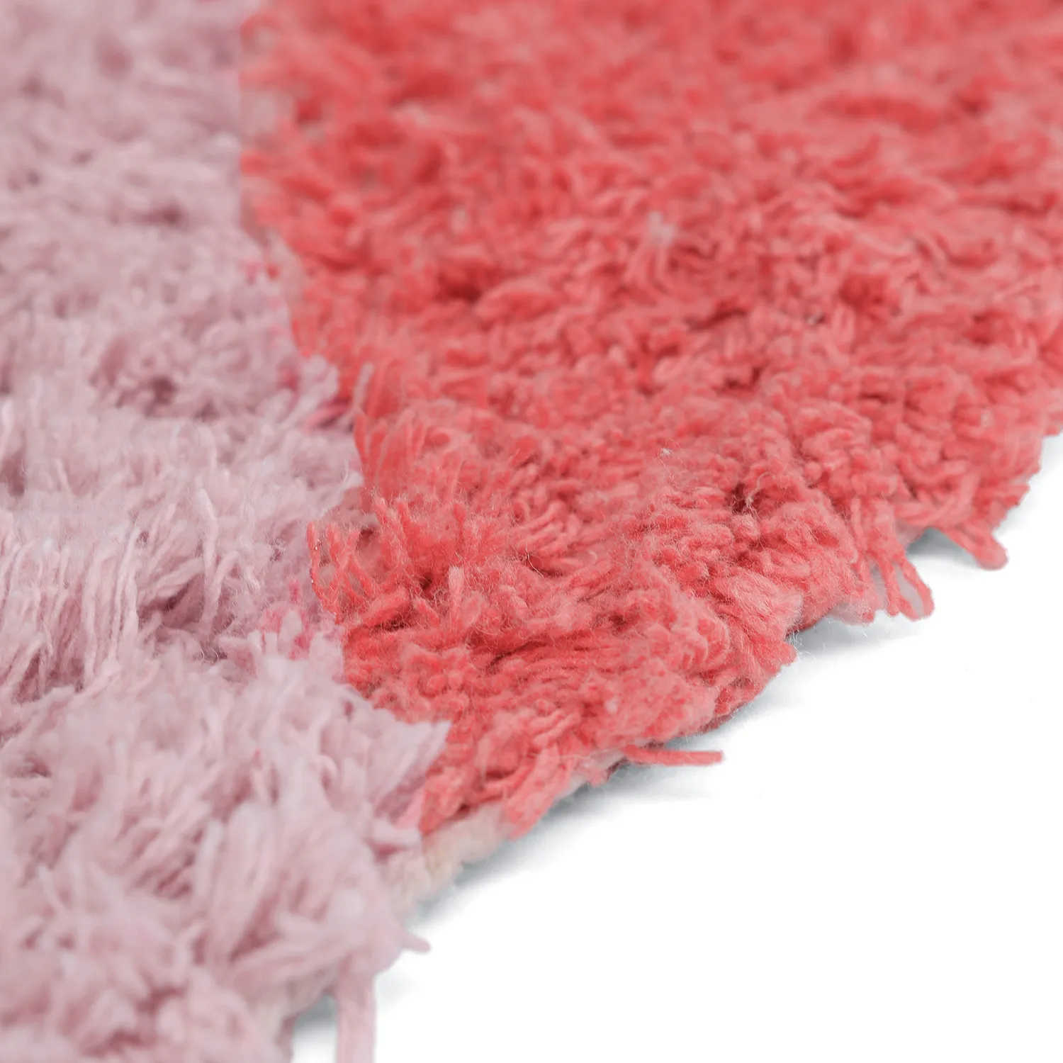 Tappeto A Pelo Lungo - Amira Natural Cotton Shaggy (rosa)