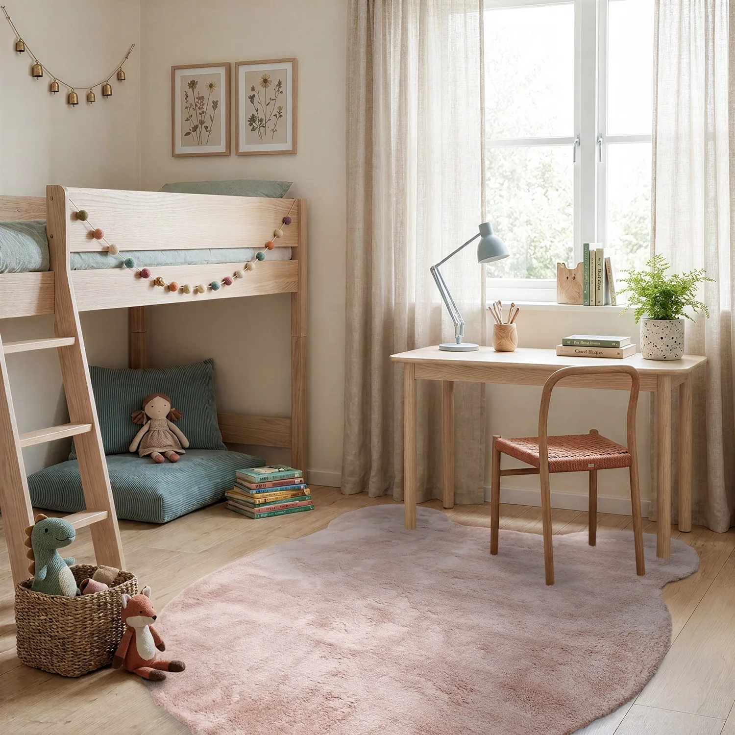 Tappeto per Bambini - Aranga Super Soft Bear (rosa)