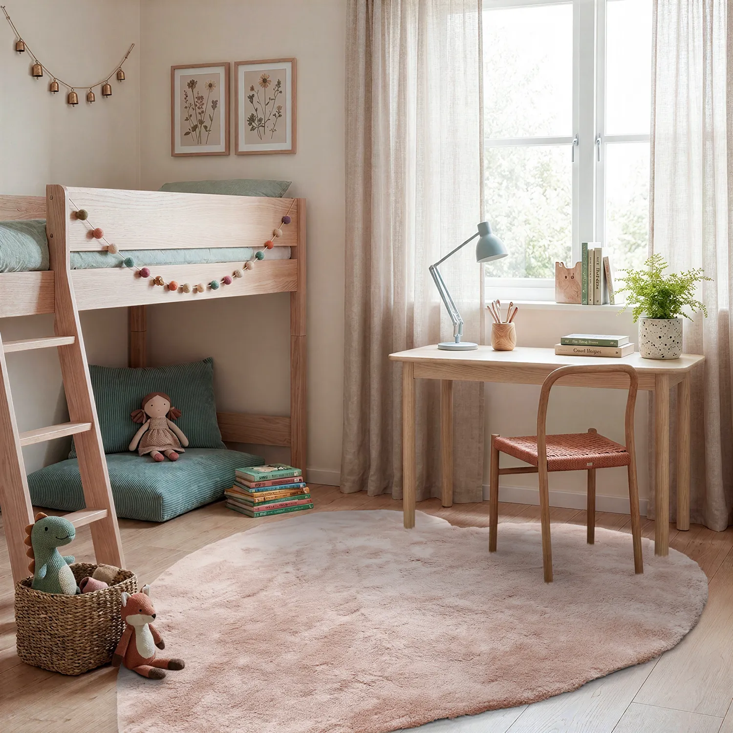 Tappeto per Bambini - Aranga Super Soft Heart (rosa)