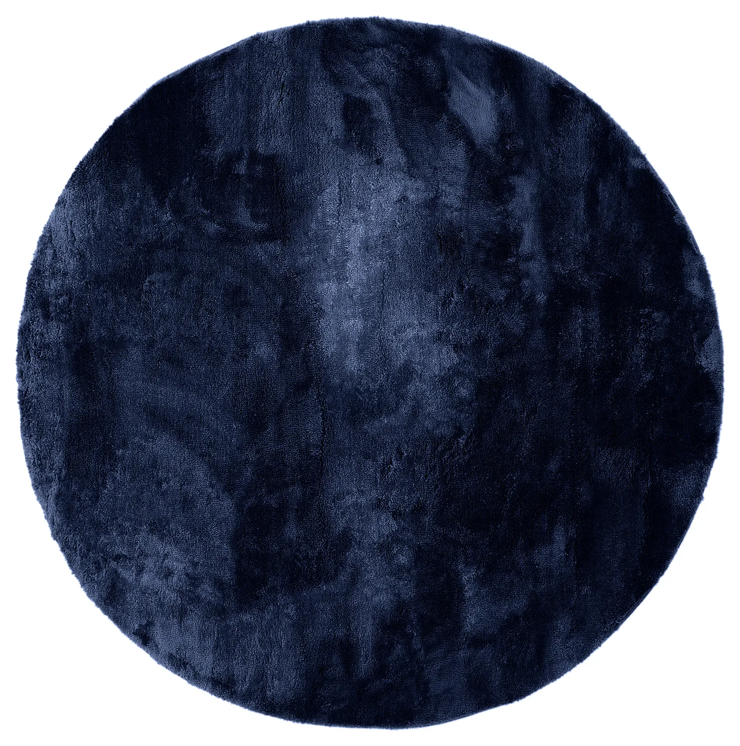 Tappeti rotondi - Aranga Super Soft Fur (blu scuro)