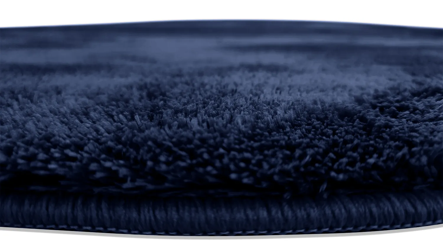 Tappeti rotondi - Aranga Super Soft Fur (blu scuro)