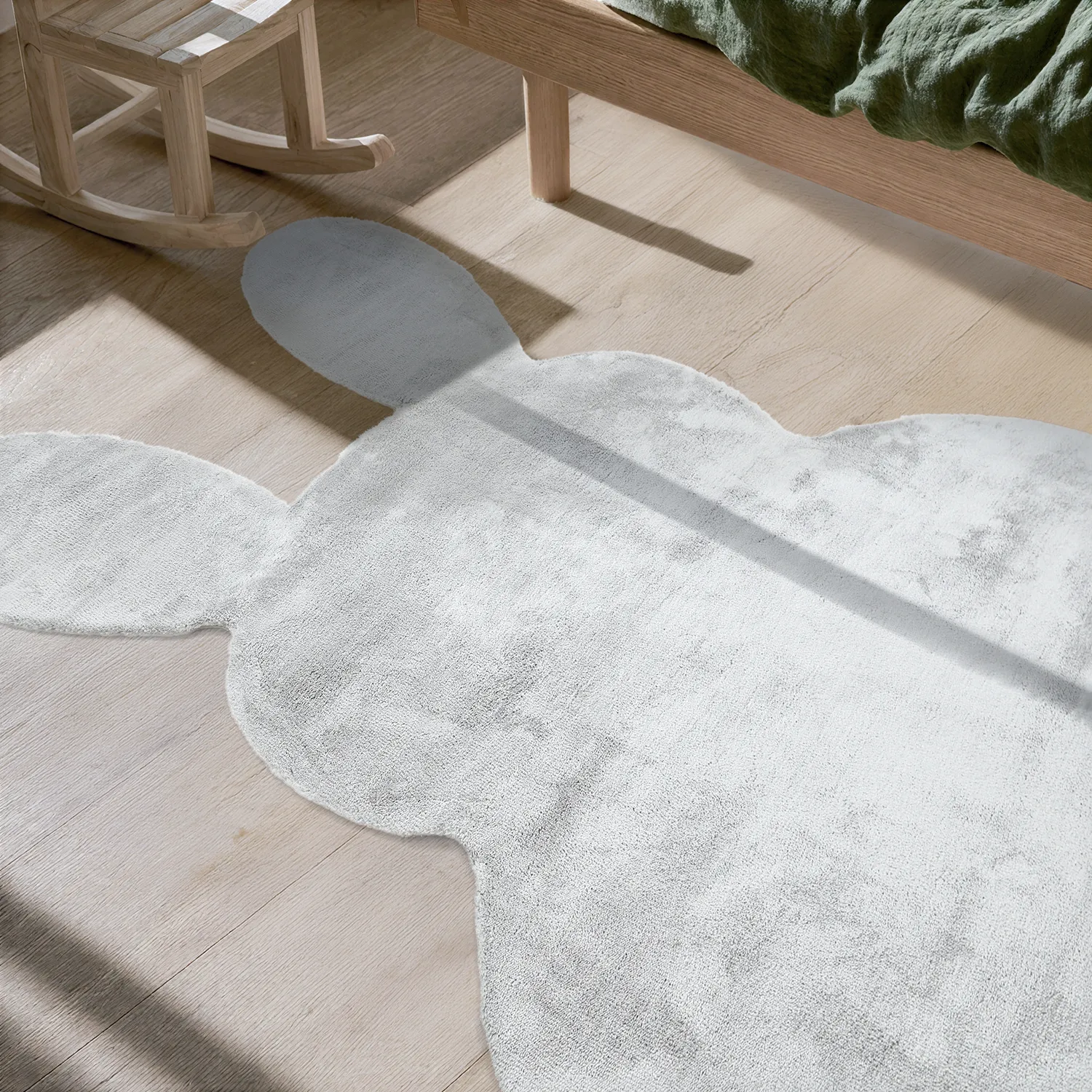 Tappeto per Bambini - Aranga Super Soft Bunny (grigio)