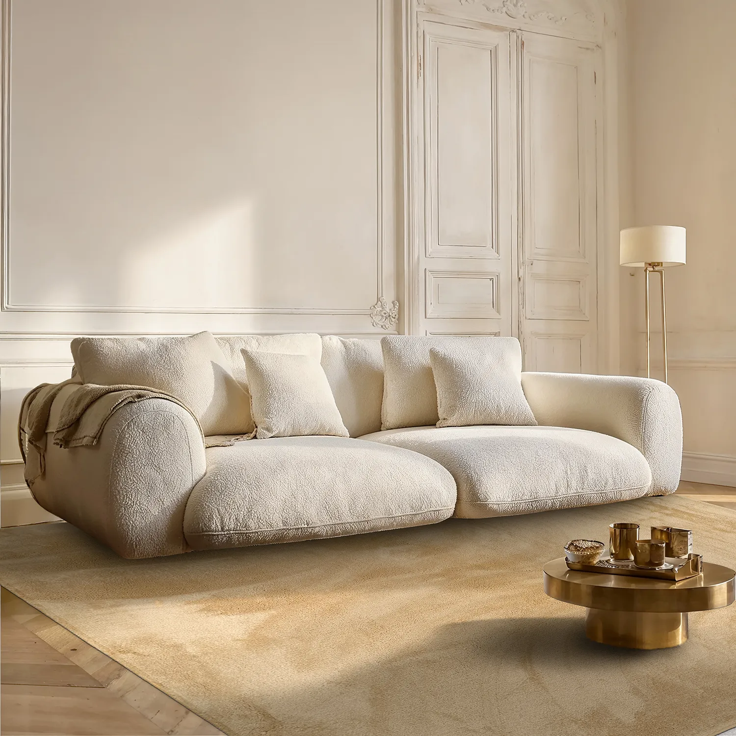 Tappeto A Pelo Lungo - Aranga Super Soft Fur (beige scuro)