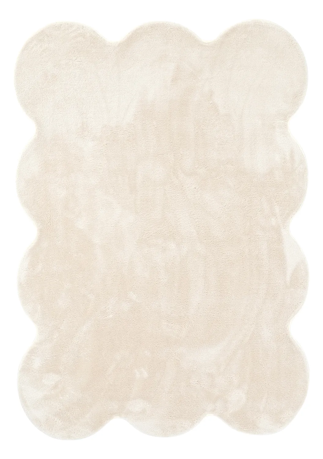 Tappeto shaggy ondulato - Aranga Super Soft Fur (beige)