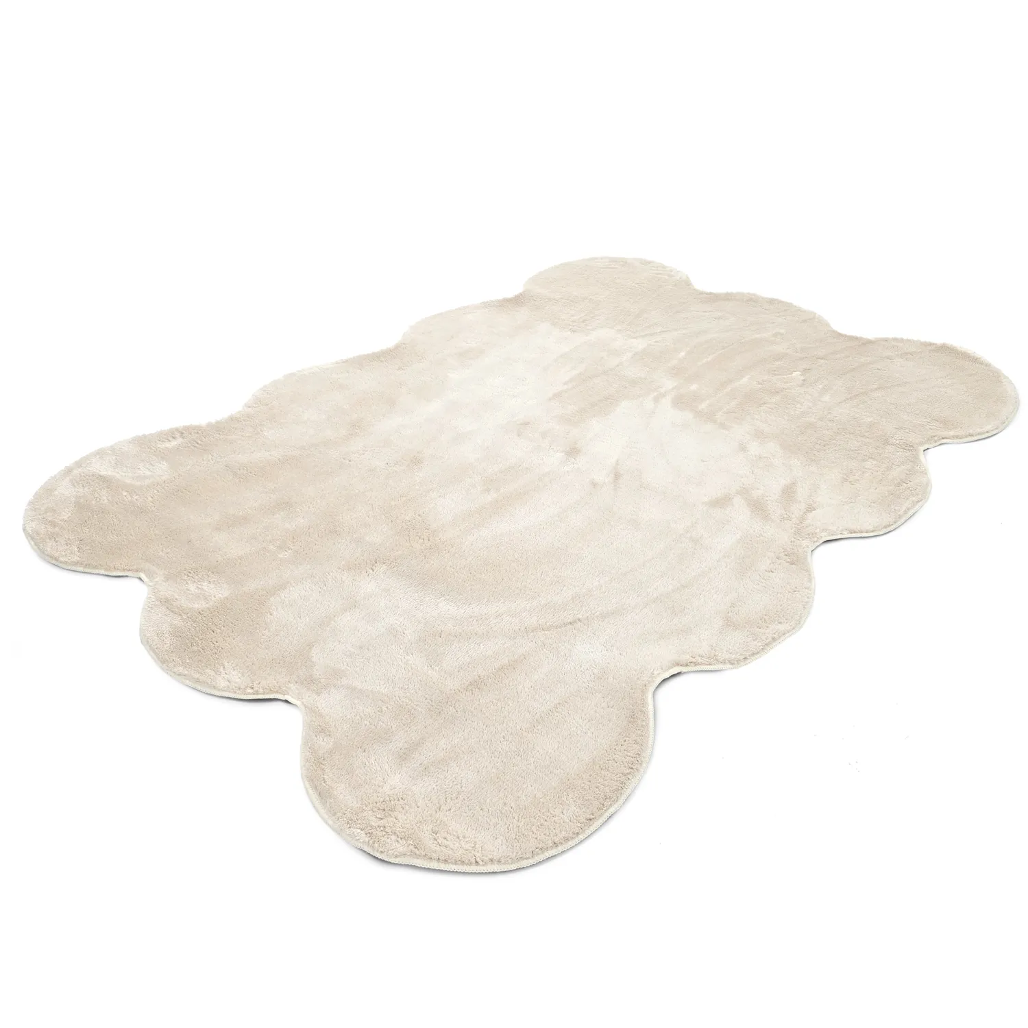Tappeto shaggy ondulato - Aranga Super Soft Fur (beige)
