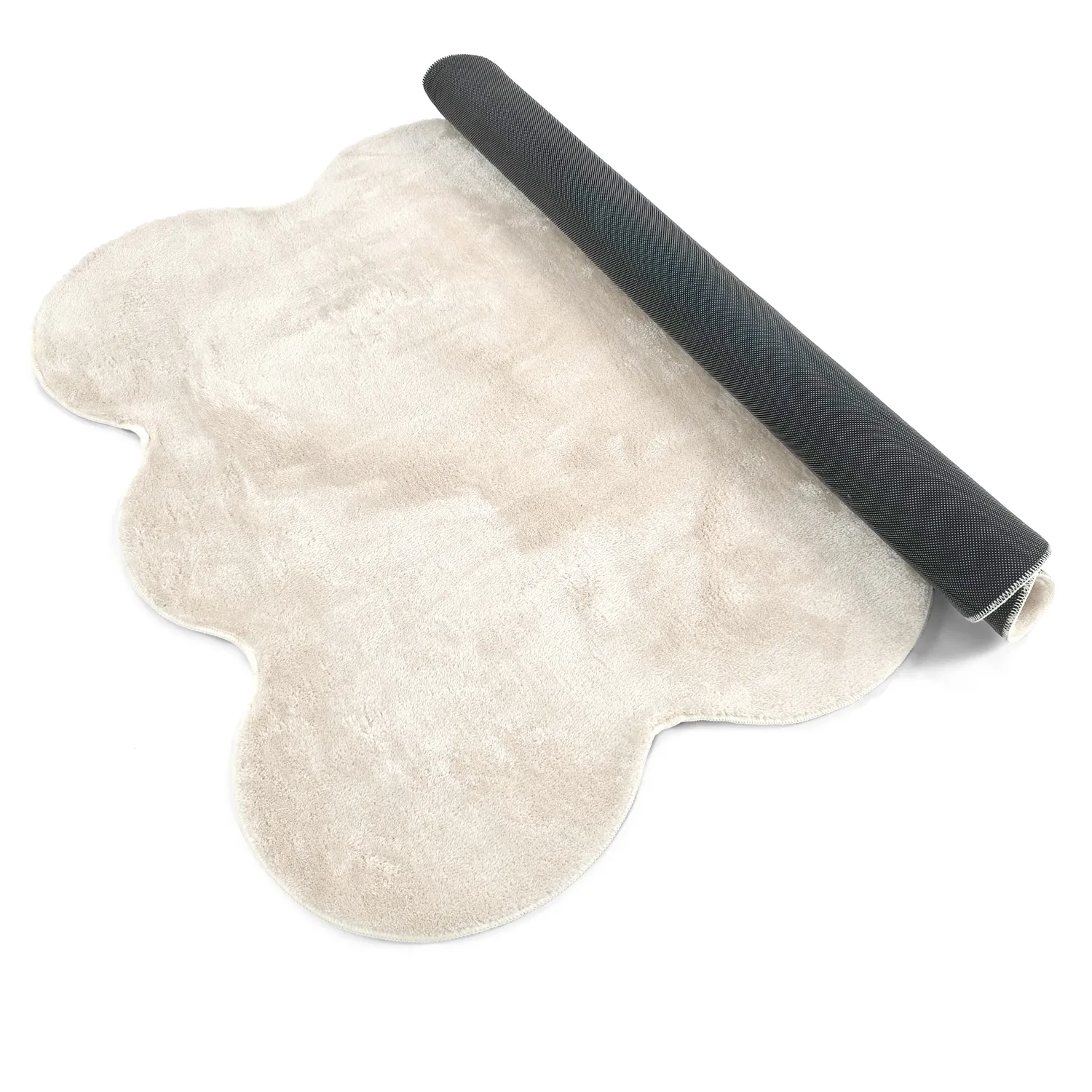 Tappeto shaggy ondulato - Aranga Super Soft Fur (beige)