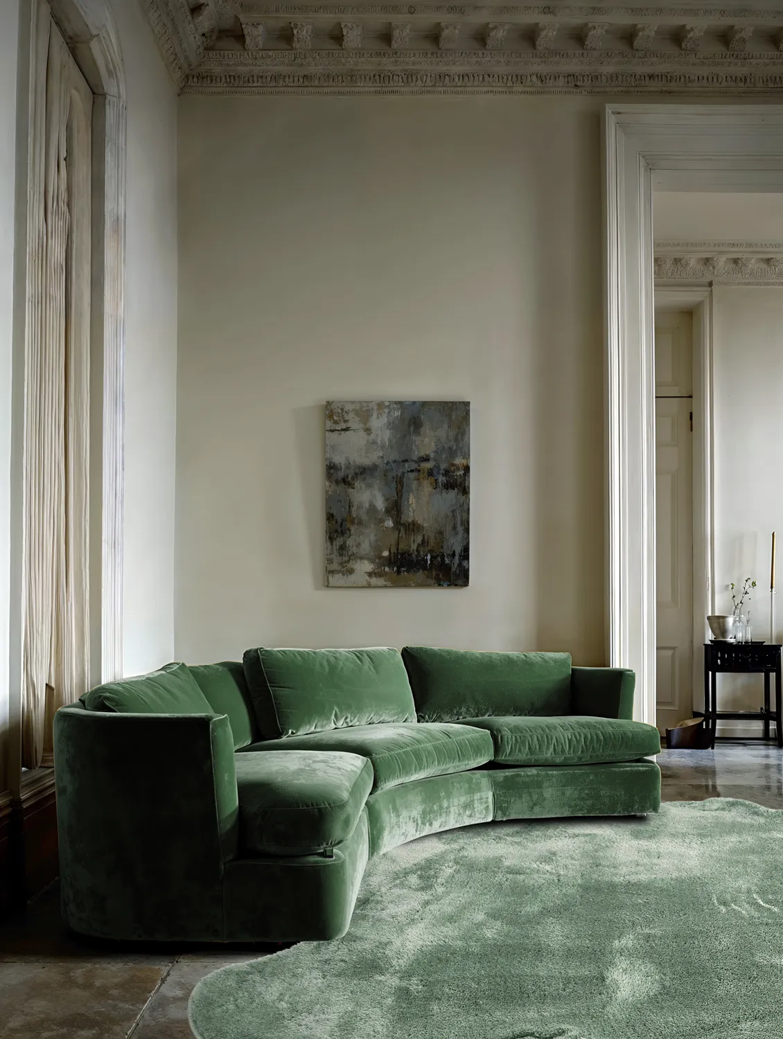 Tappeto shaggy ondulato - Aranga Super Soft Fur (verde)
