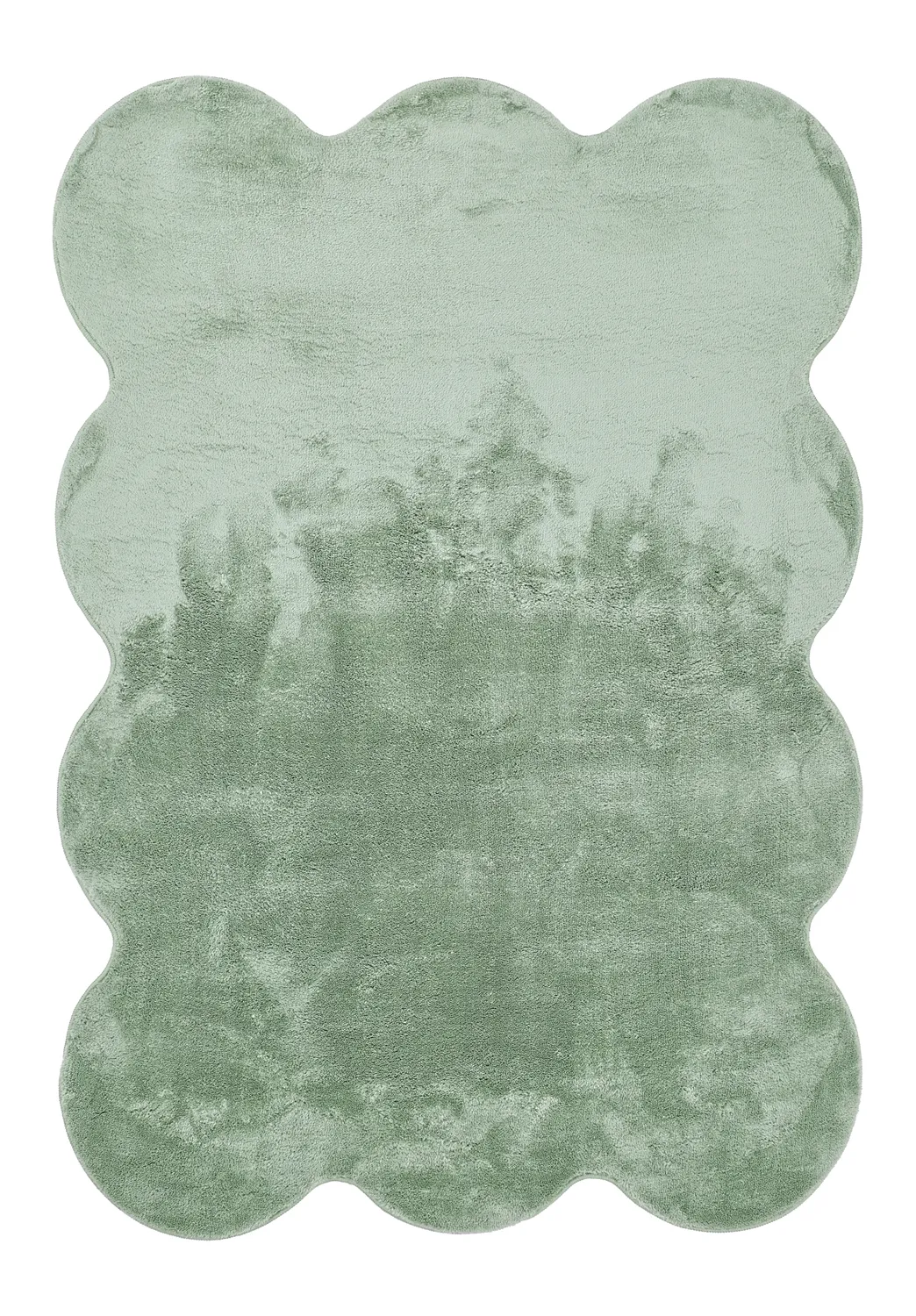 Tappeto shaggy ondulato - Aranga Super Soft Fur (verde)
