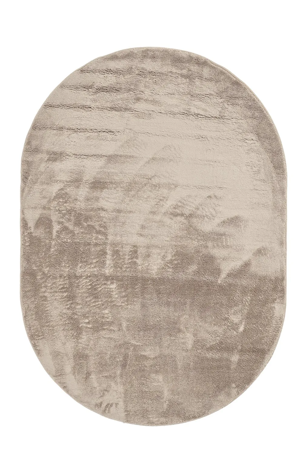 Tappeto shaggy ovale - Aranga Super Soft Fur (marrone)