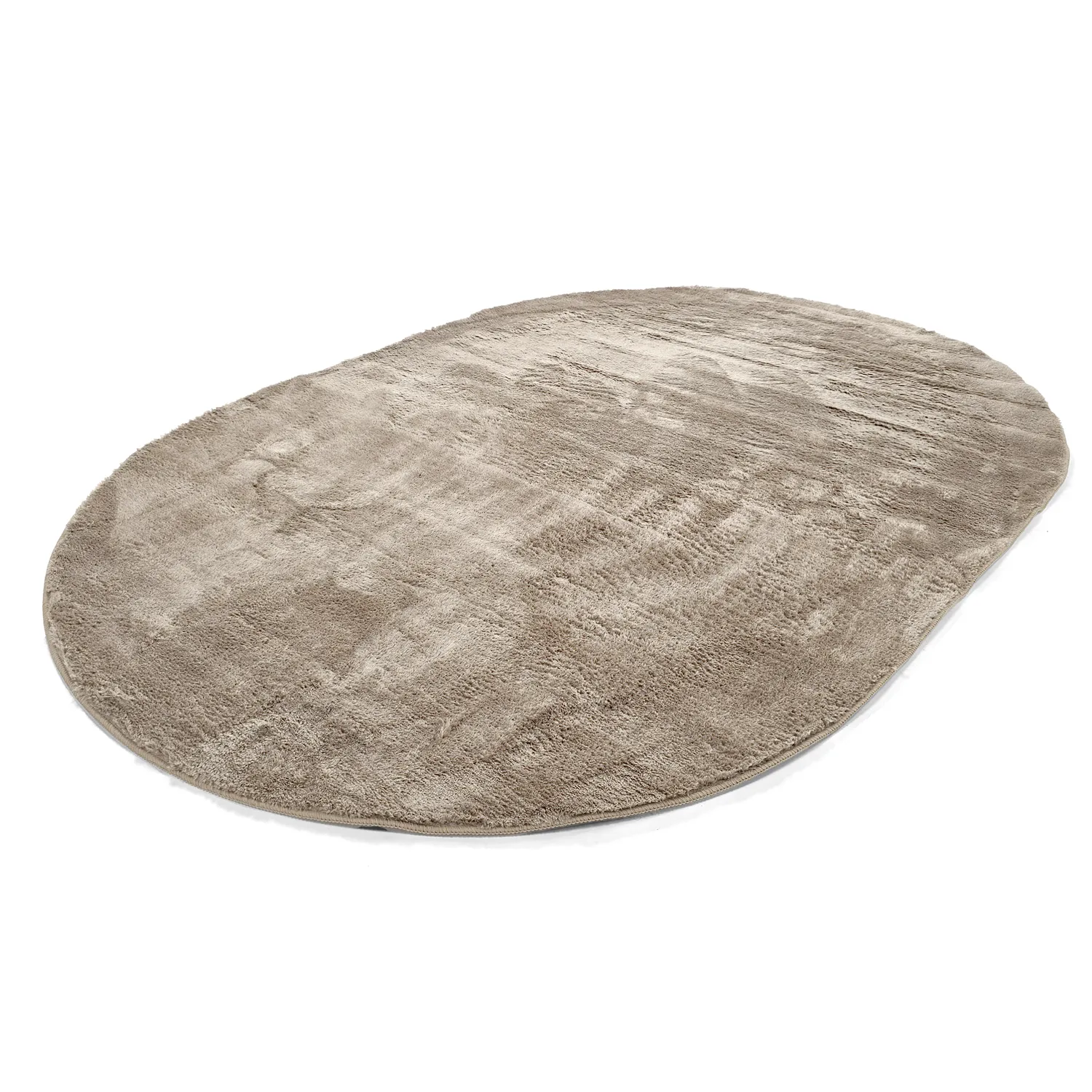Tappeto shaggy ovale - Aranga Super Soft Fur (marrone)