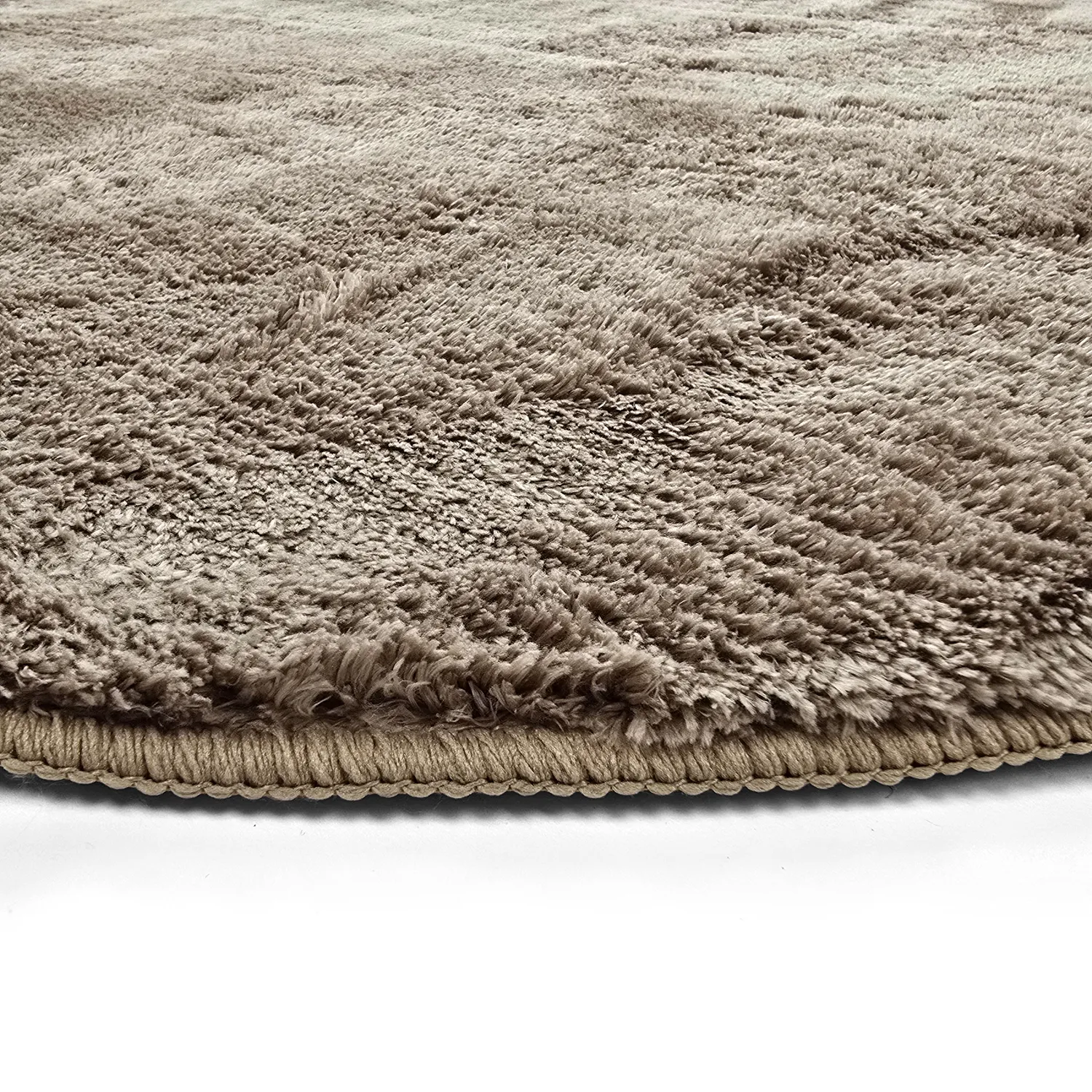 Tappeto shaggy ovale - Aranga Super Soft Fur (marrone)