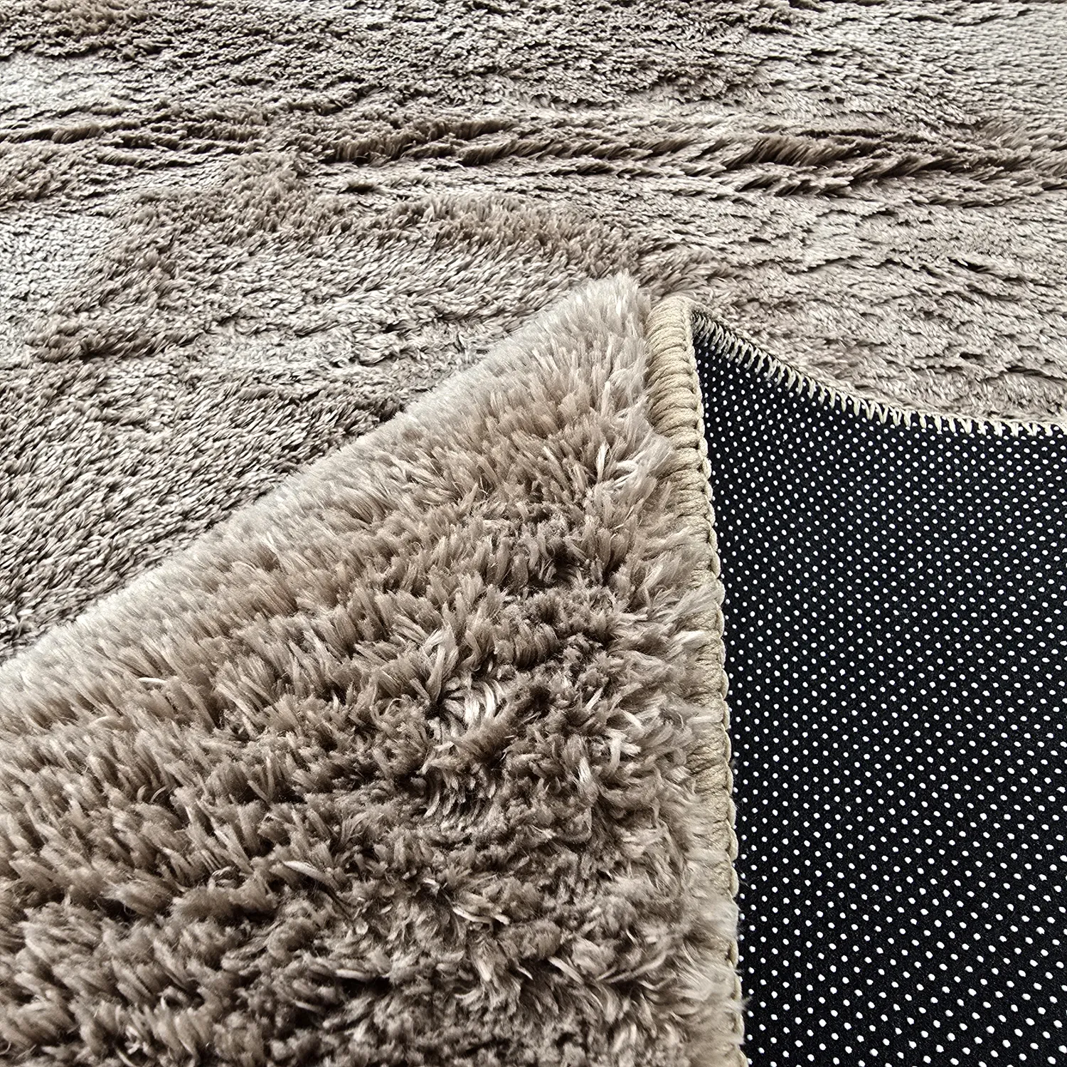 Tappeto shaggy ovale - Aranga Super Soft Fur (marrone)