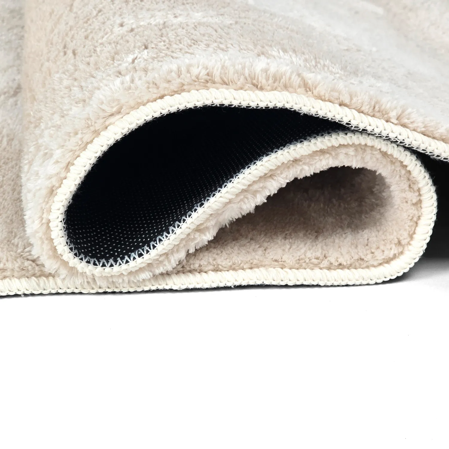 Tappeto shaggy ovale - Aranga Super Soft Fur (beige)