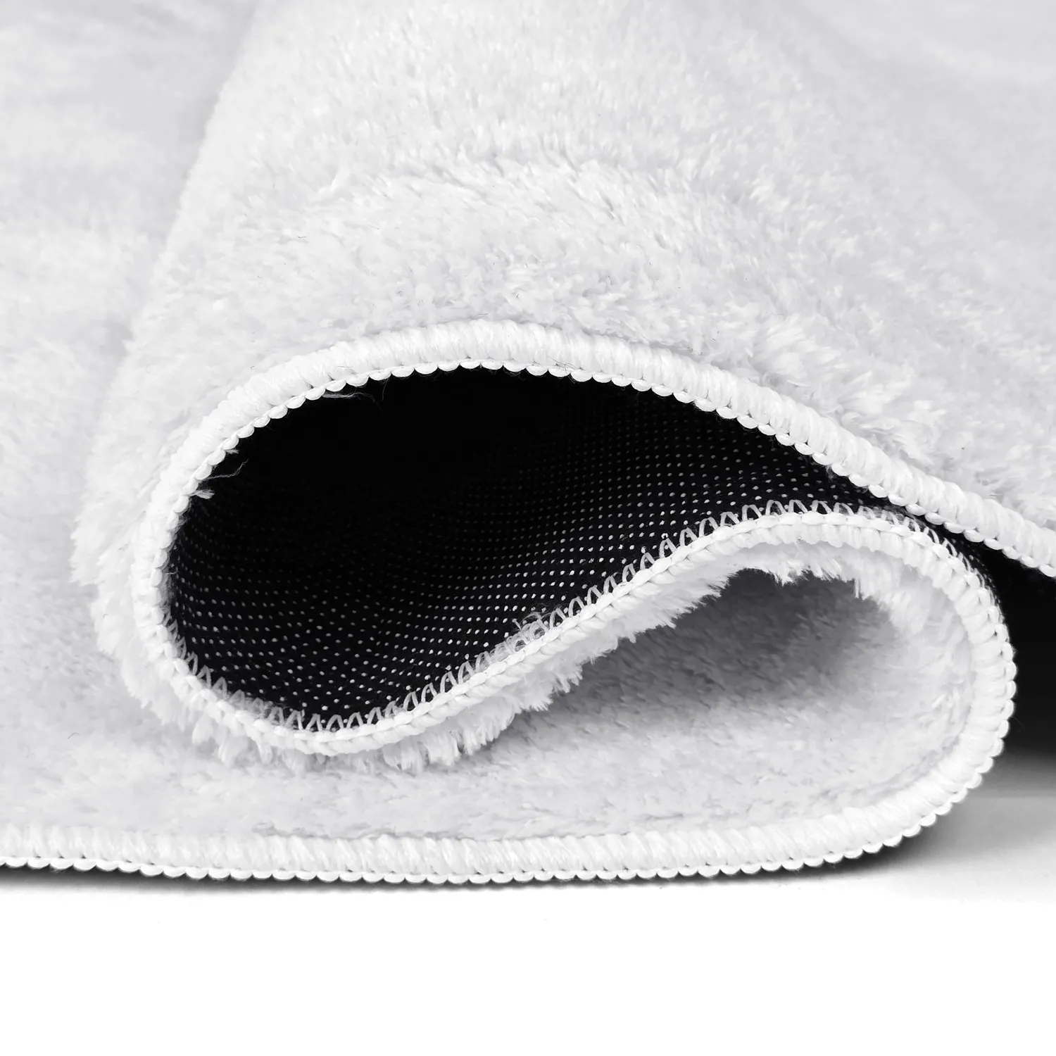 Tappeto shaggy ovale - Aranga Super Soft Fur (bianco)