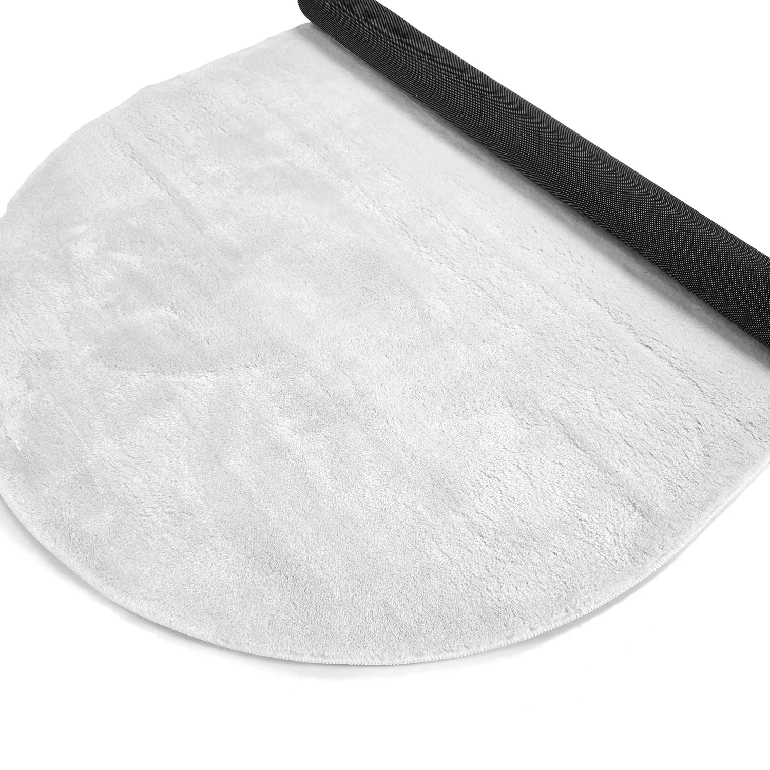 Tappeto shaggy ovale - Aranga Super Soft Fur (bianco)