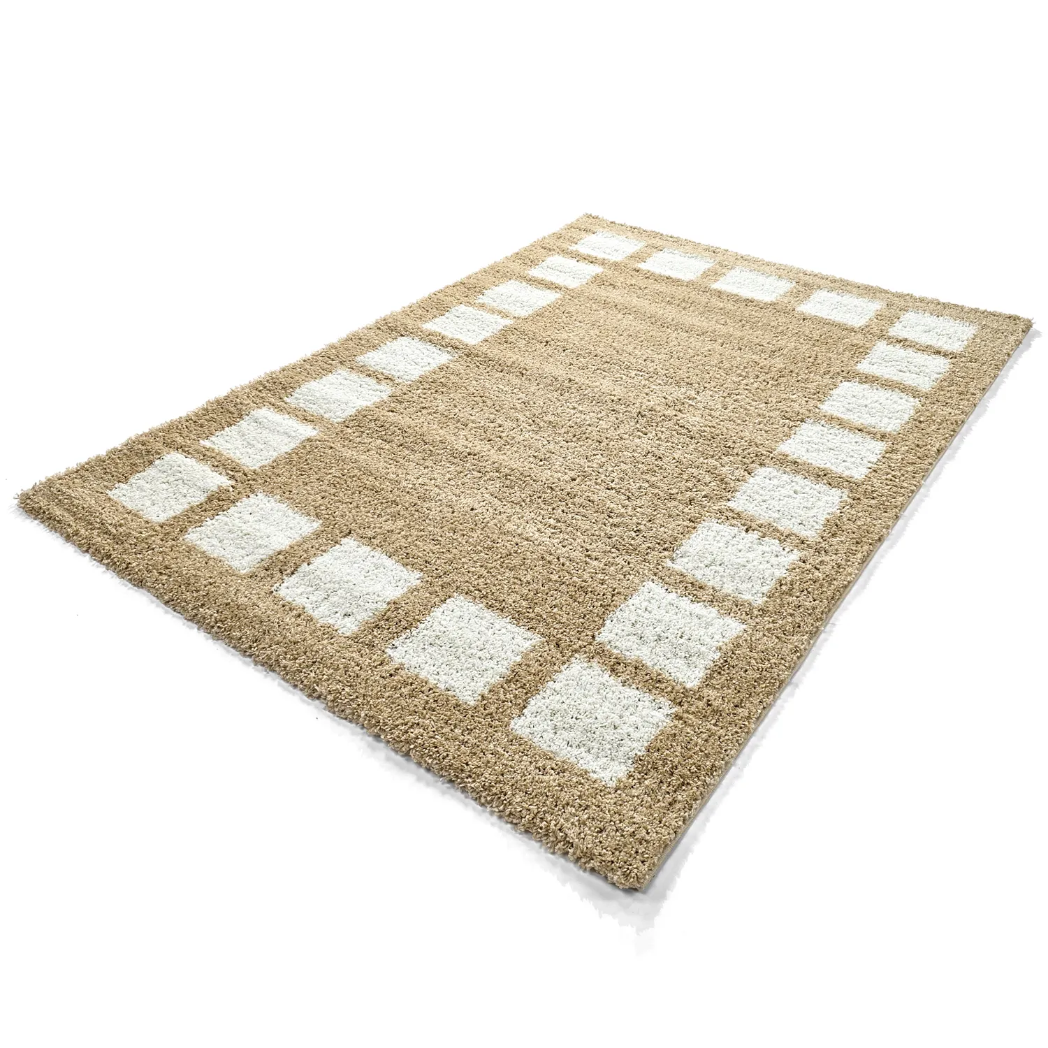Tappeto A Pelo Lungo - Asilah (beige/bianco)