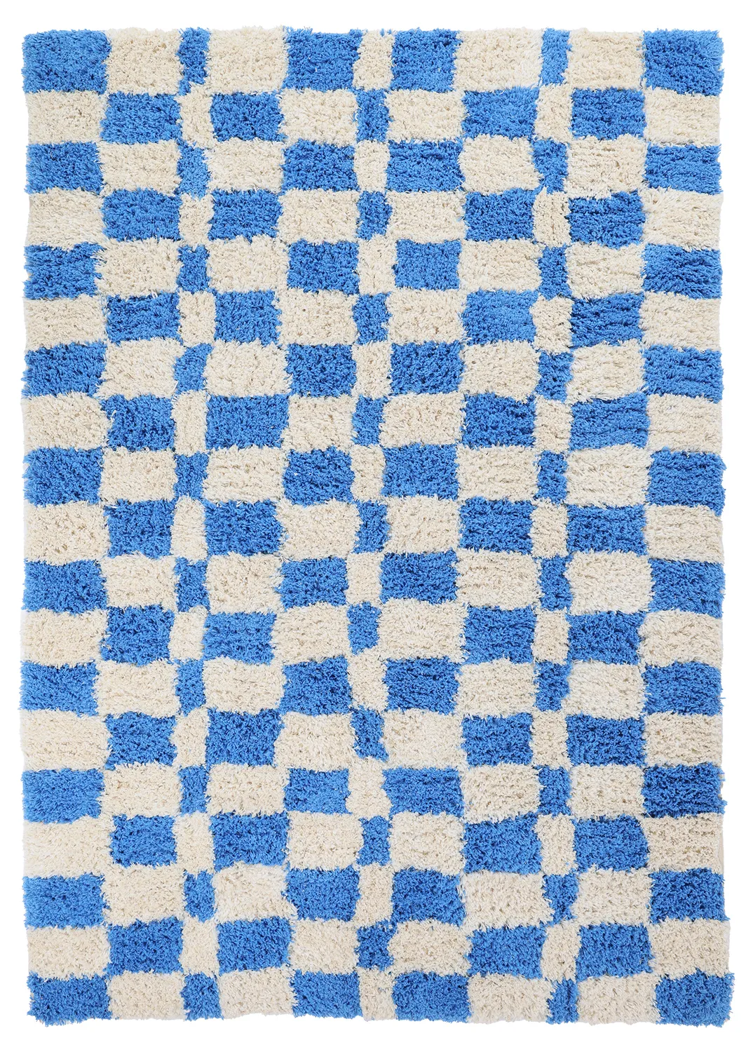 Tappeto A Pelo Lungo - Atrani Natural Cotton Shaggy (blu)