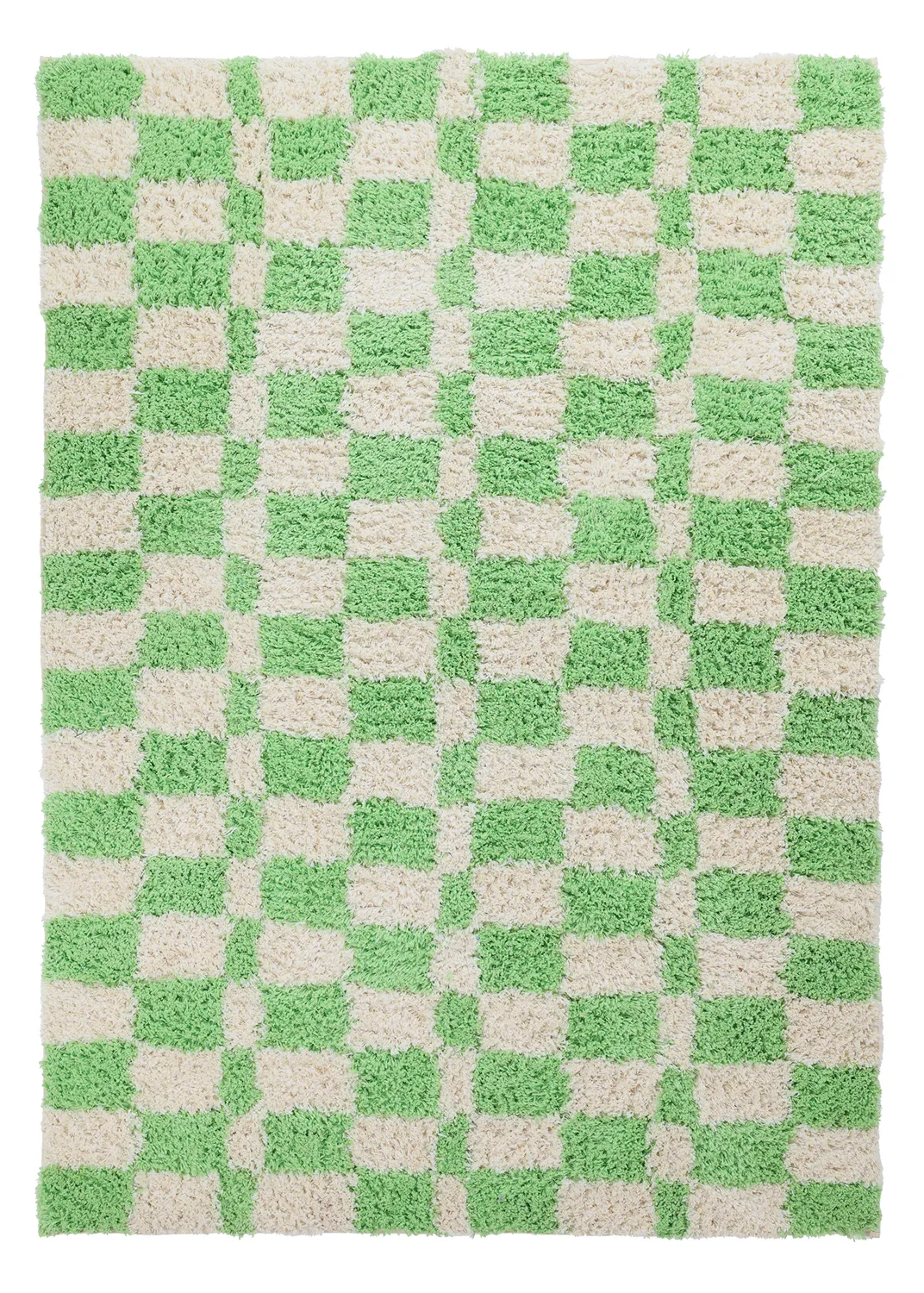 Tappeto A Pelo Lungo - Atrani Natural Cotton Shaggy (verde)