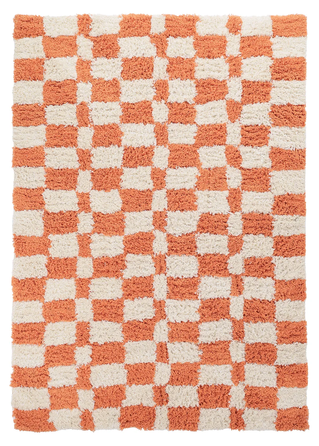 Tappeto A Pelo Lungo - Atrani Natural Cotton Shaggy (arancia)