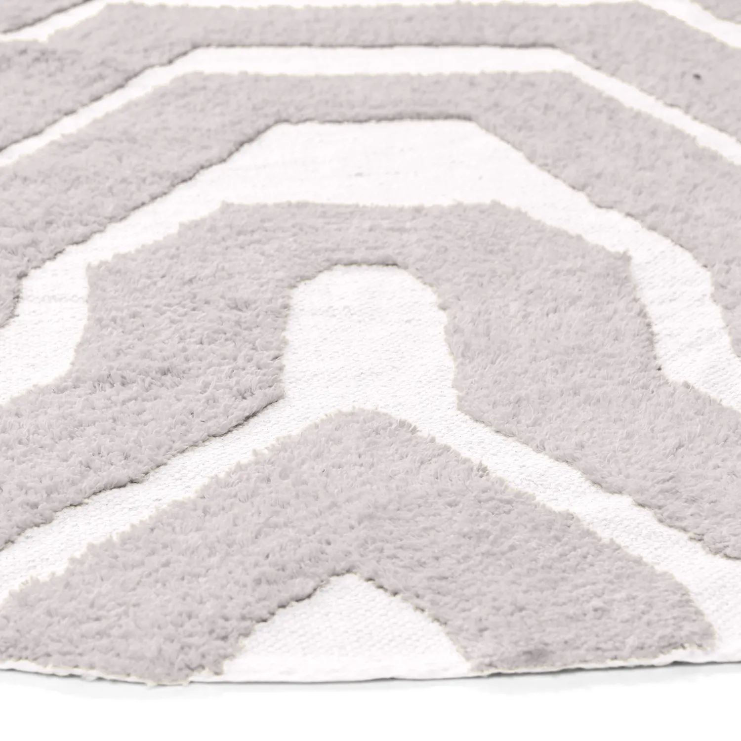 Tappeto rotondo - Callista Natural Cotton Shaggy (tortora)