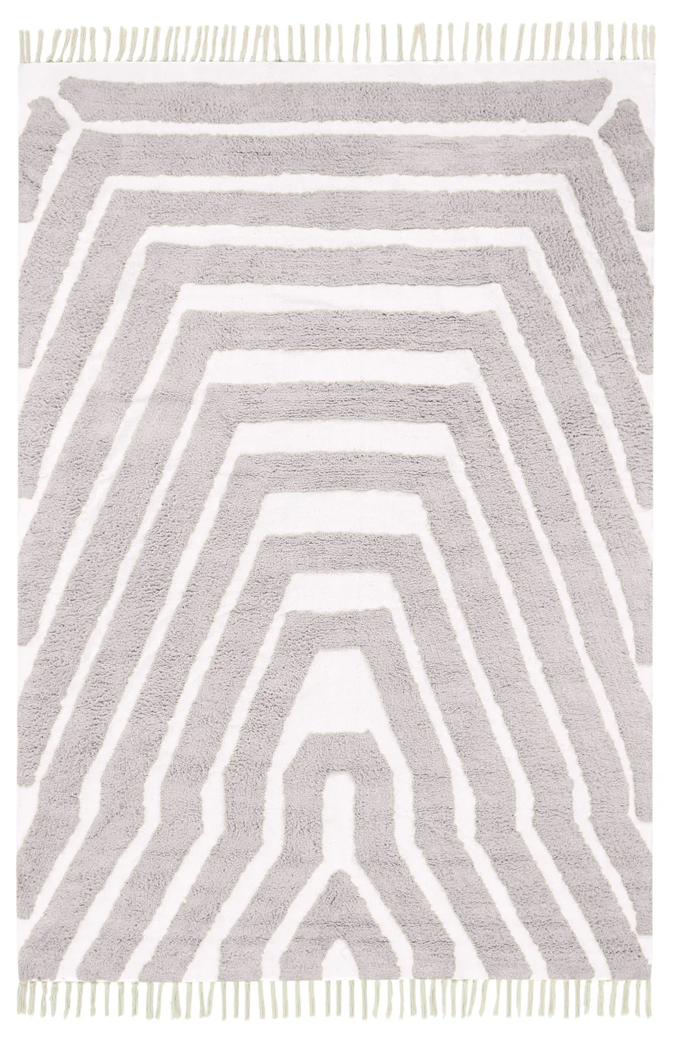 Tappeto A Pelo Lungo - Callista Natural Cotton Shaggy (tortora)