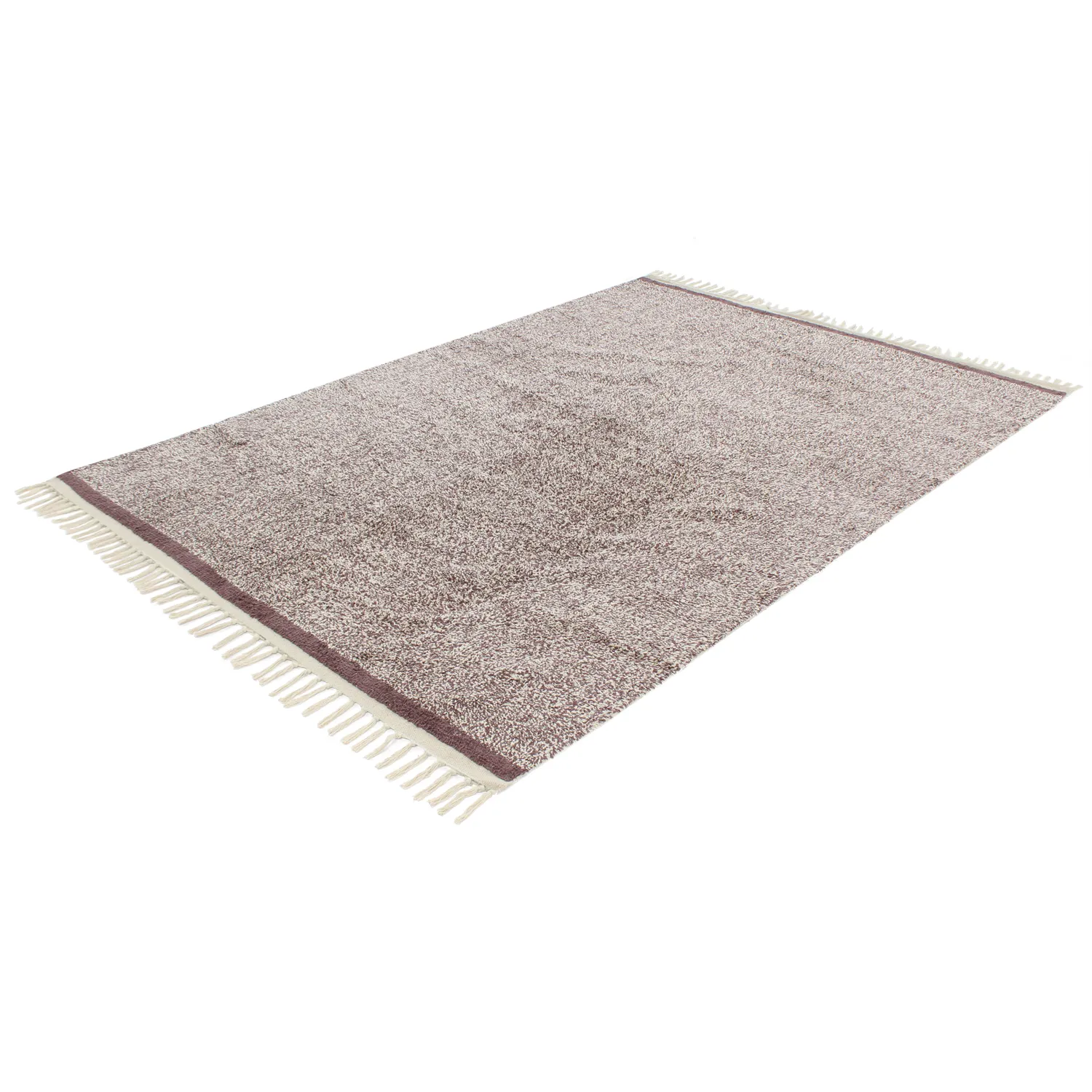 Tappeto A Pelo Lungo - Celina Natural Cotton Shaggy (beige/marrone)