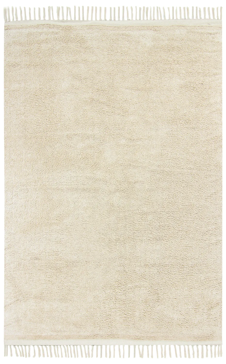 Tappeto A Pelo Lungo - Celina Natural Cotton Shaggy (bianco sporco/beige)