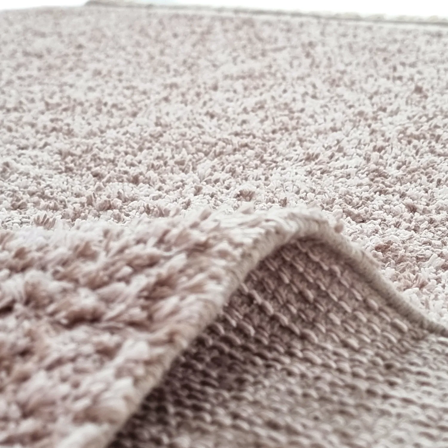 Tappeto A Pelo Lungo - Celina Natural Cotton Shaggy (tortora/lavanda)