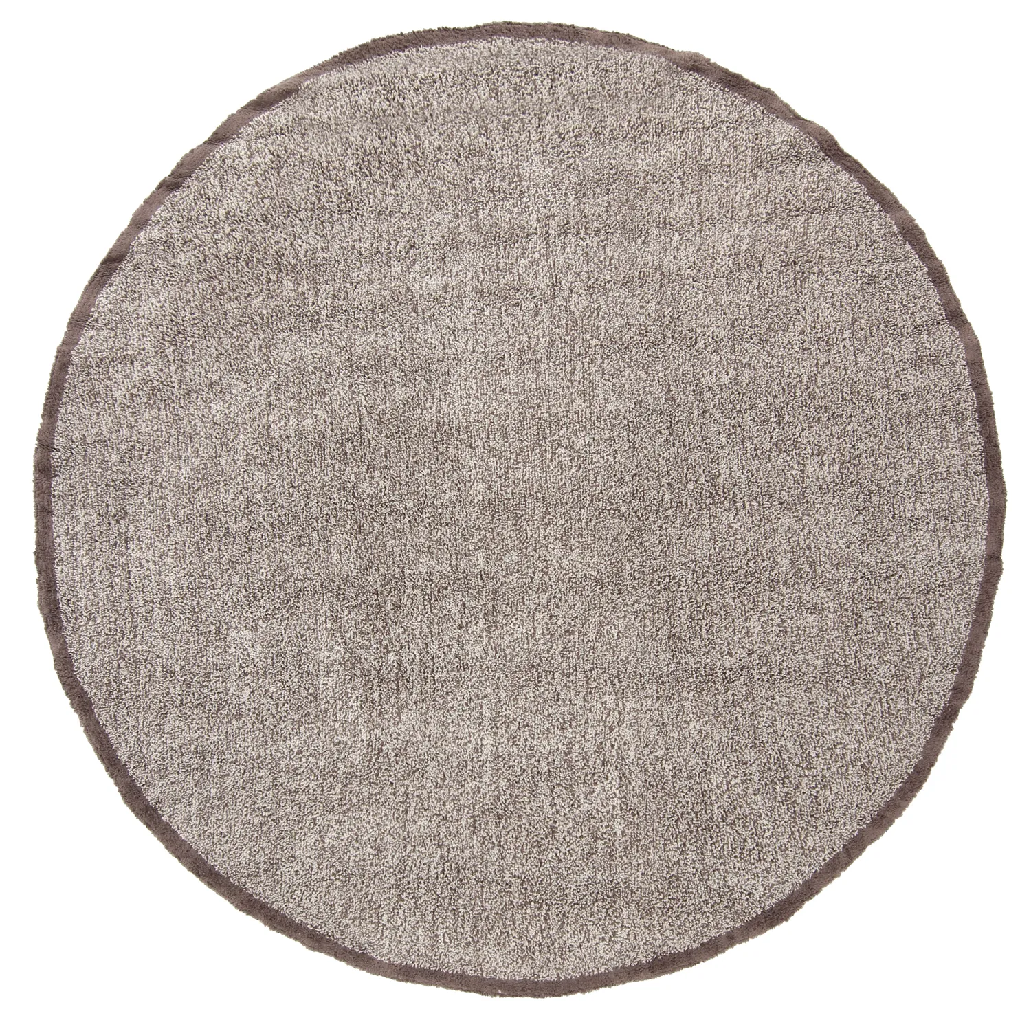 Tappeto rotondo - Celina Natural Cotton Shaggy (beige/marrone)