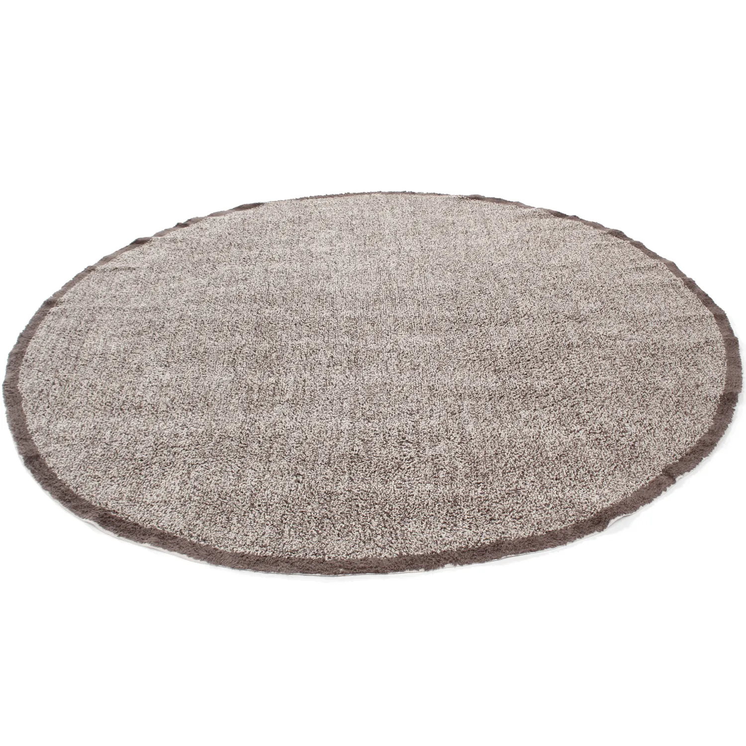 Tappeto rotondo - Celina Natural Cotton Shaggy (beige/marrone)
