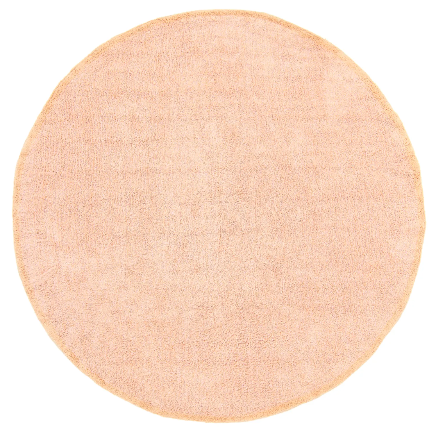 Tappeto rotondo - Celina Natural Cotton Shaggy (rosa/beige)