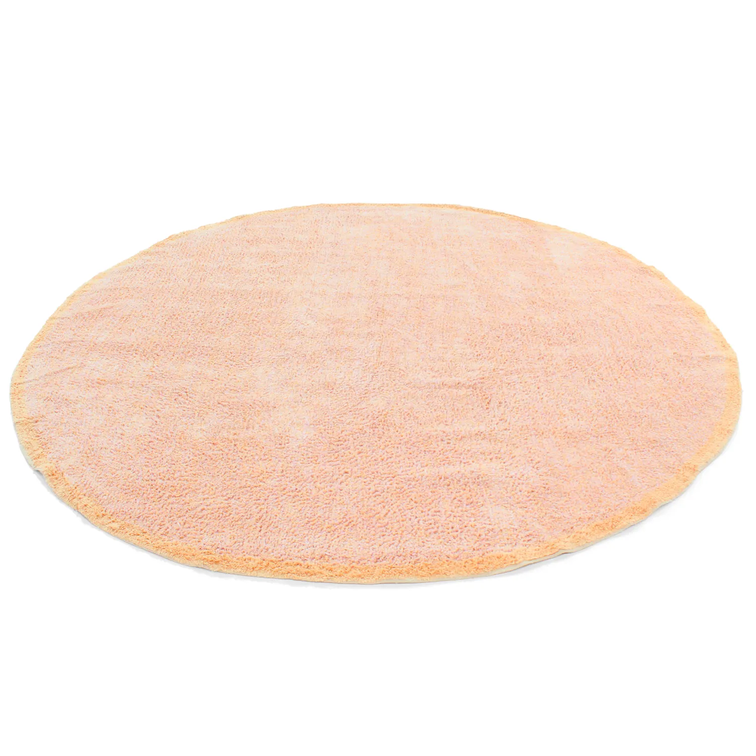 Tappeto rotondo - Celina Natural Cotton Shaggy (rosa/beige)