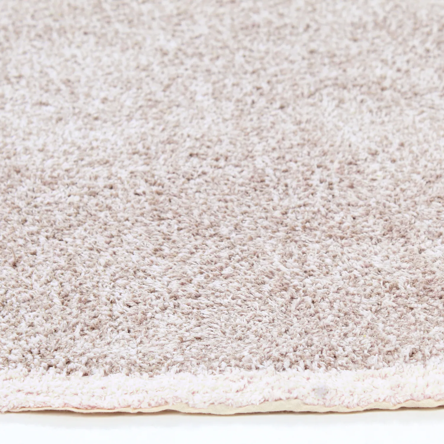 Tappeto rotondo - Celina Natural Cotton Shaggy (tortora/lavanda)