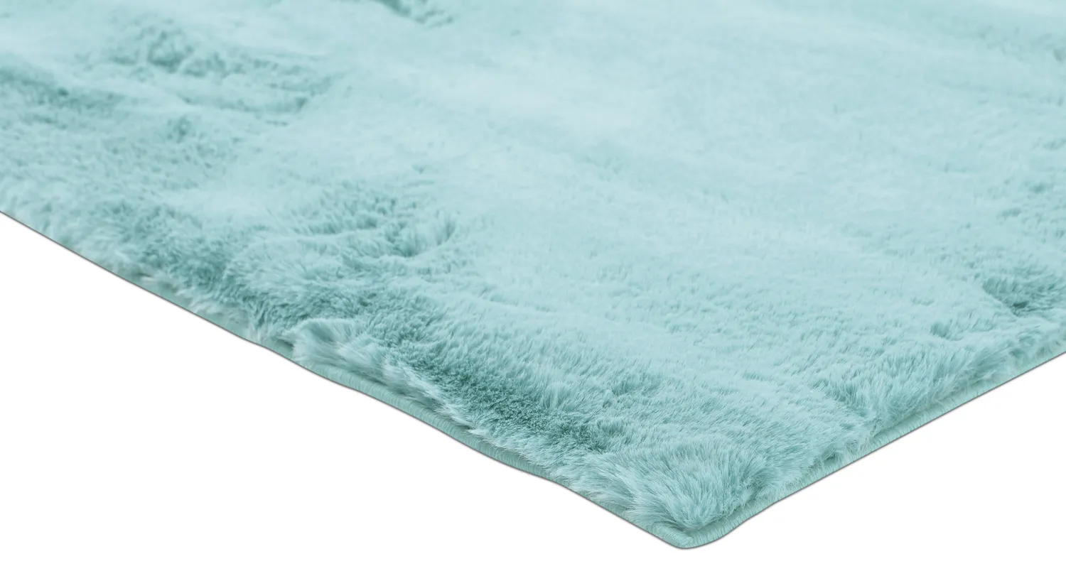 Tappeto A Pelo Lungo - Cloud Super Soft (azzurro)