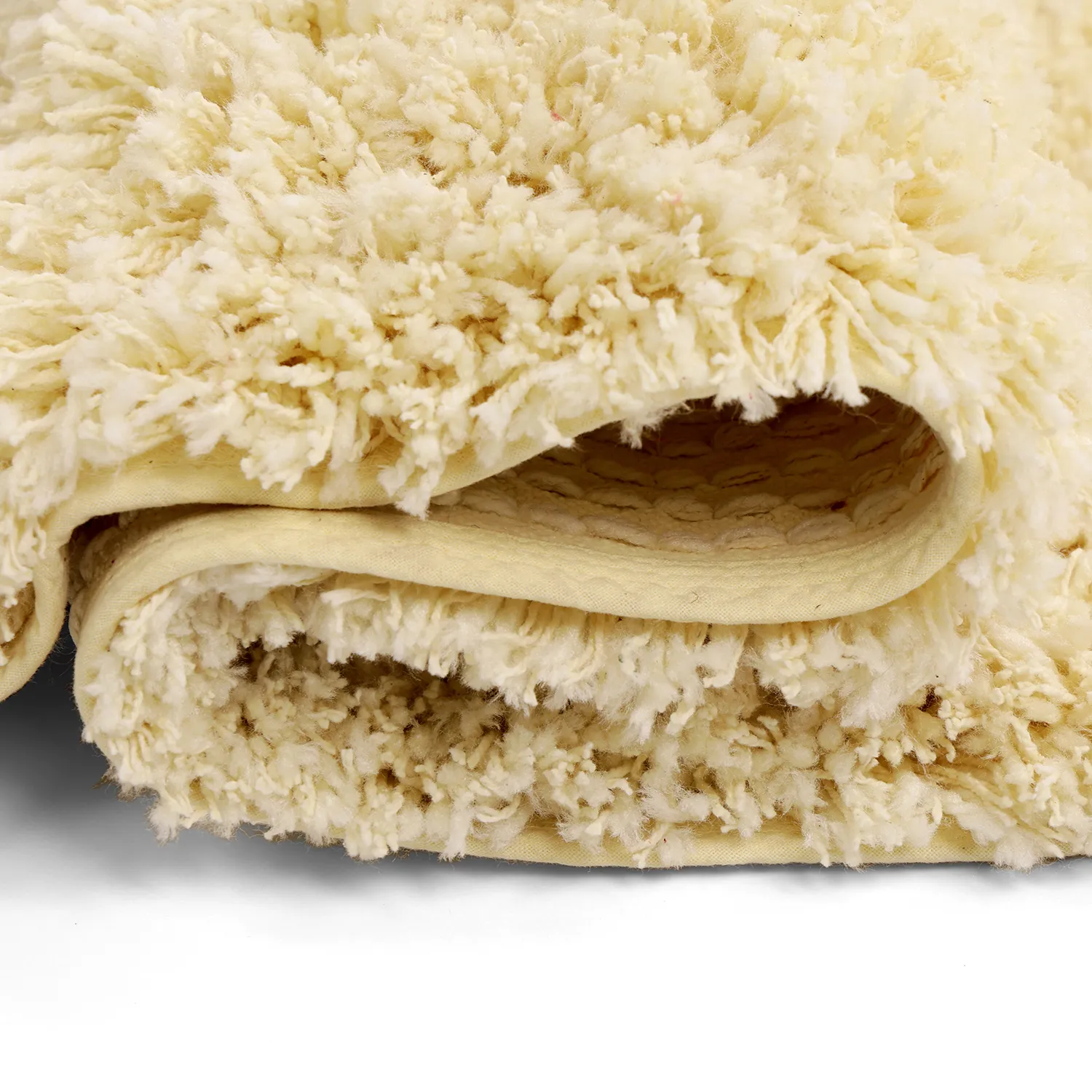 Tappeto A Pelo Lungo - Combarro Solid Cotton Shaggy (giallo chiaro)