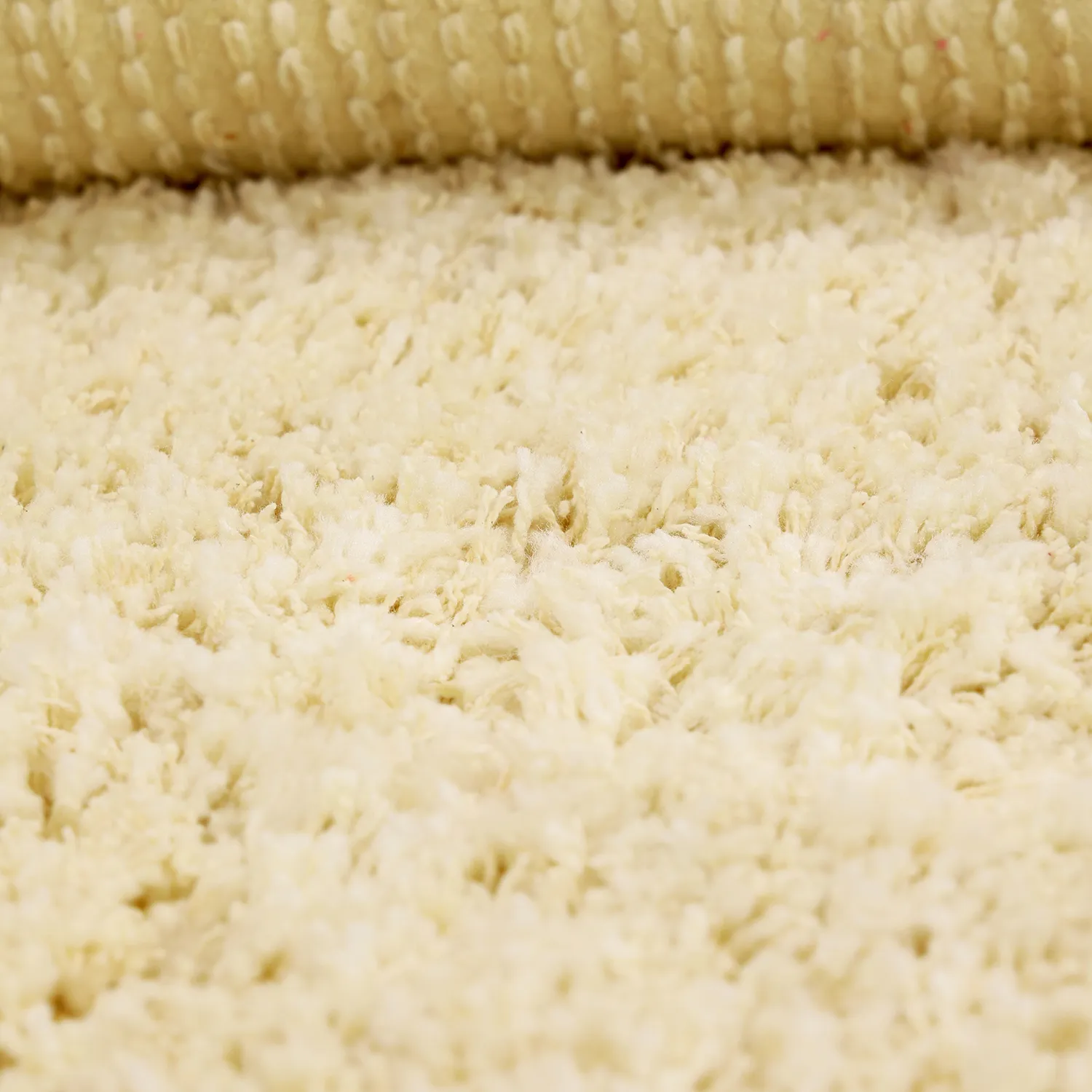 Tappeto A Pelo Lungo - Combarro Solid Cotton Shaggy (giallo chiaro)