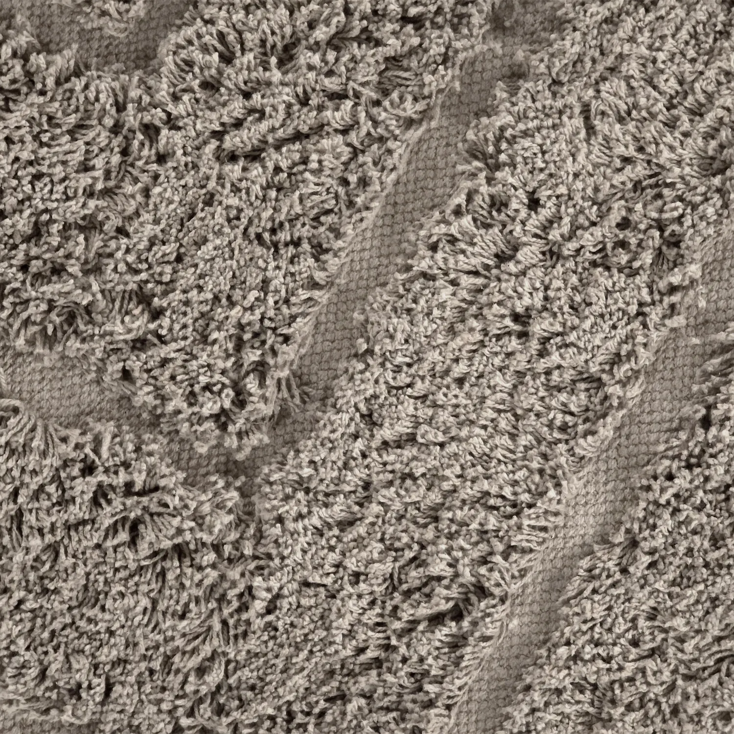 Tappeti rotondi - Conara Natural Cotton Shaggy (tortora)