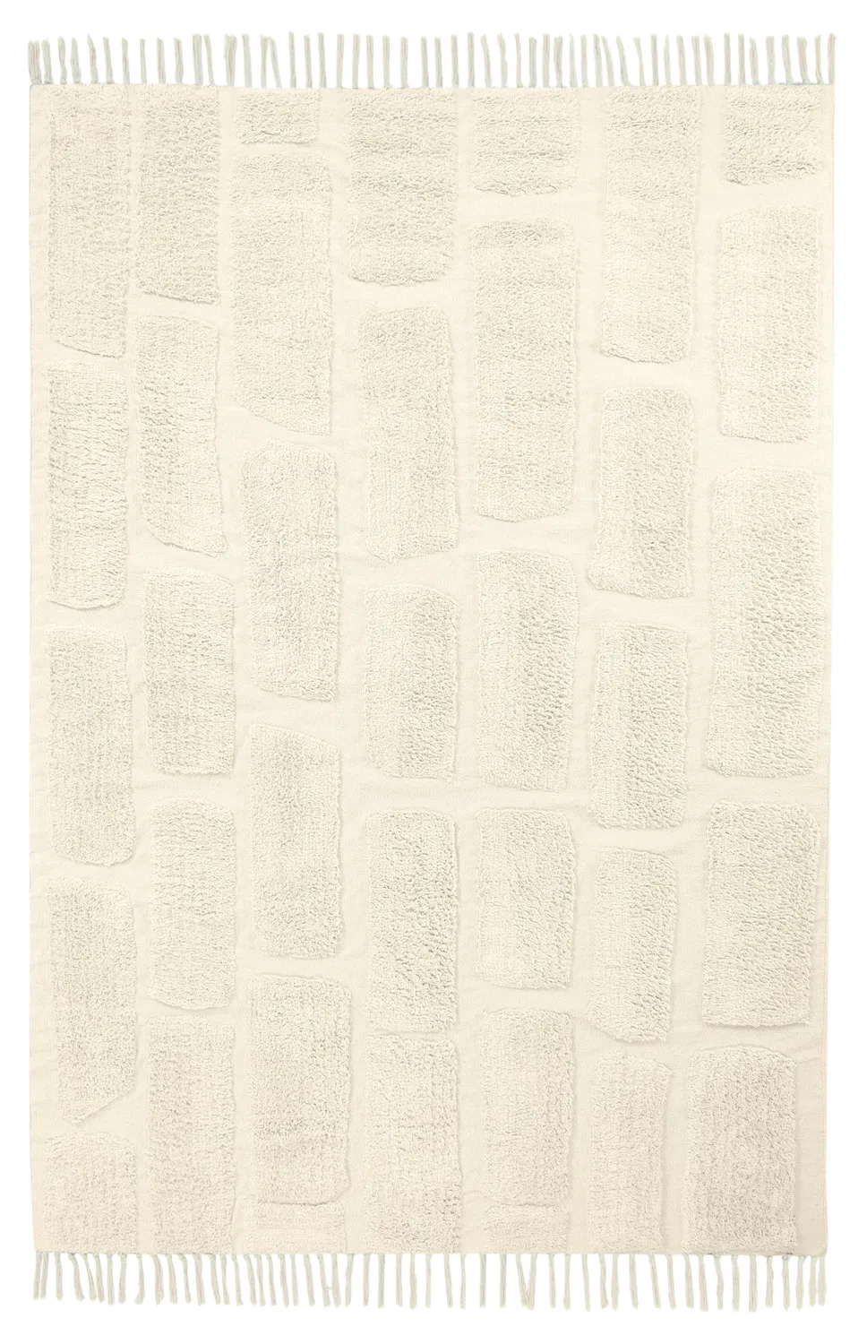 Tappeto A Pelo Lungo - Cyrus Natural Cotton Shaggy (beige)