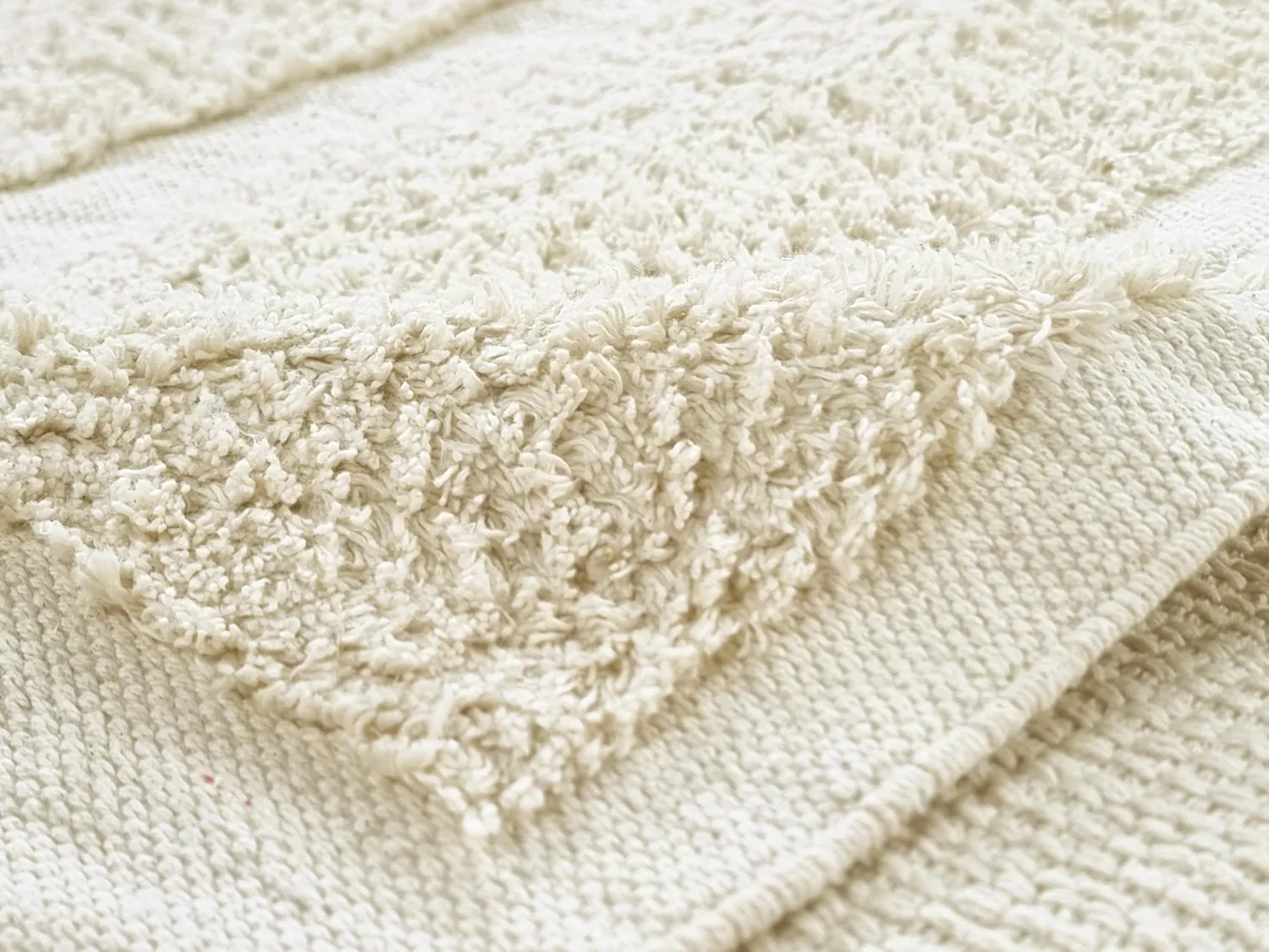 Tappeto A Pelo Lungo - Cyrus Natural Cotton Shaggy (bianco)