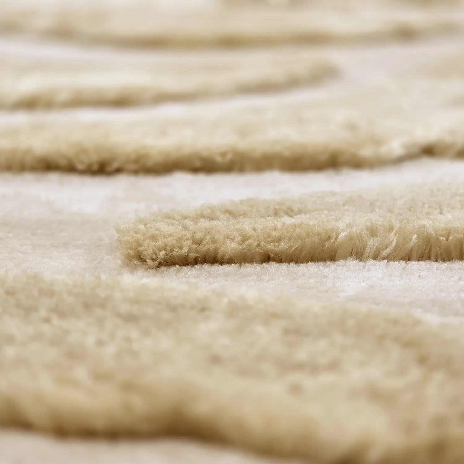 Tappeto A Pelo Lungo - Fergana (crema/beige)