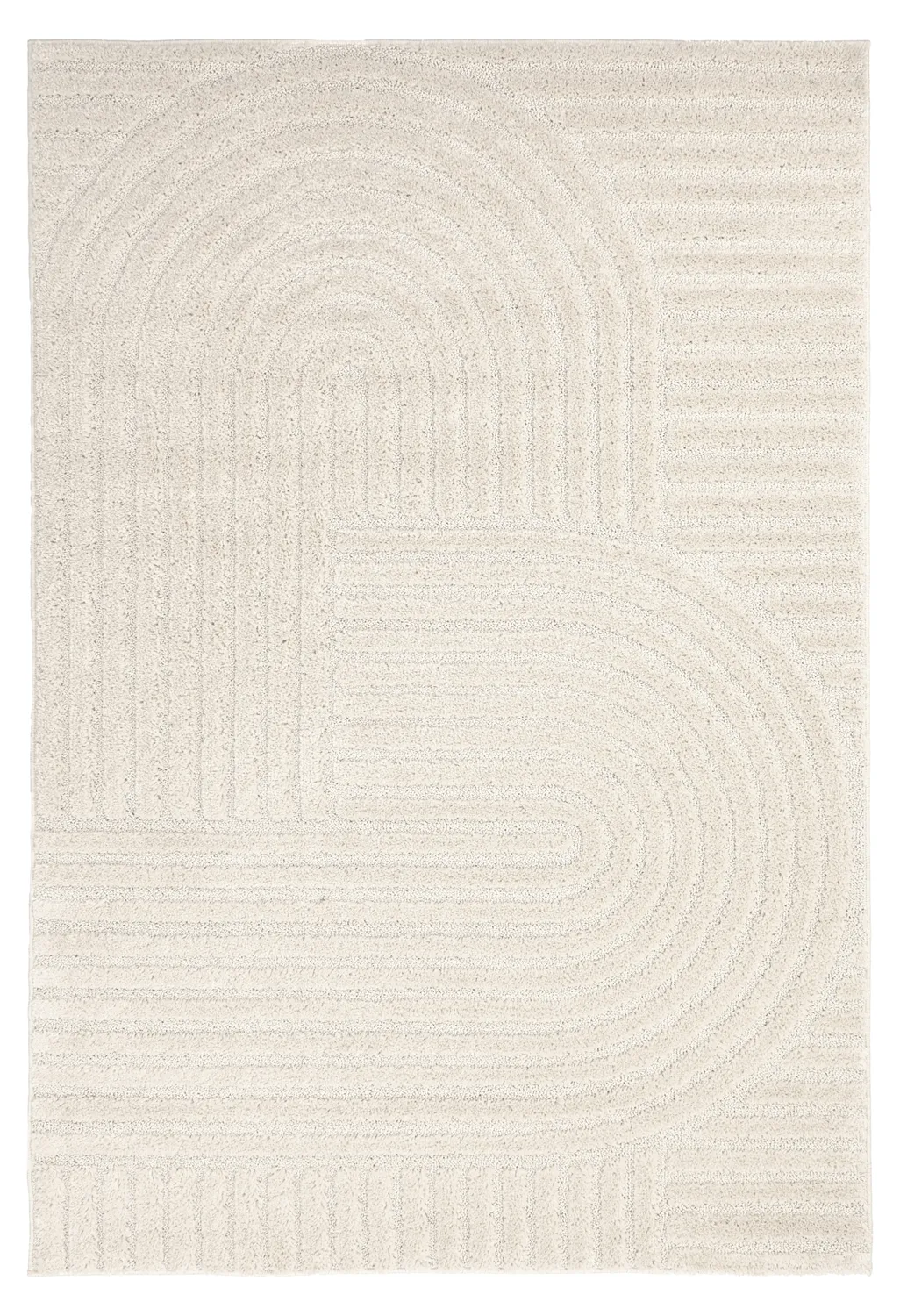 Tappeto A Pelo Lungo - Fukui (bianco)
