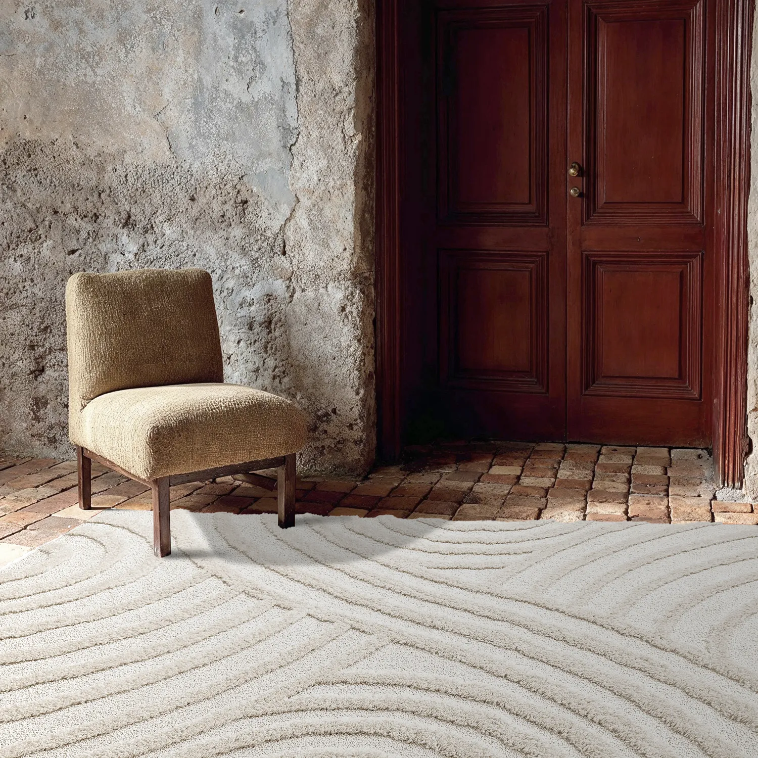 Tappeto A Pelo Lungo - Iwaki (bianco)