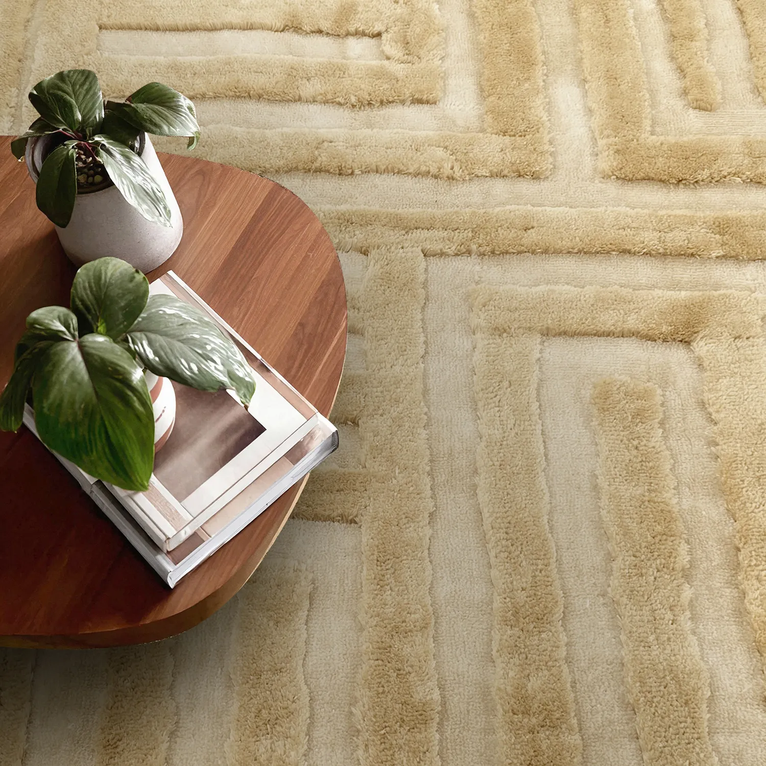 Tappeto A Pelo Lungo - Karbala (crema/beige)