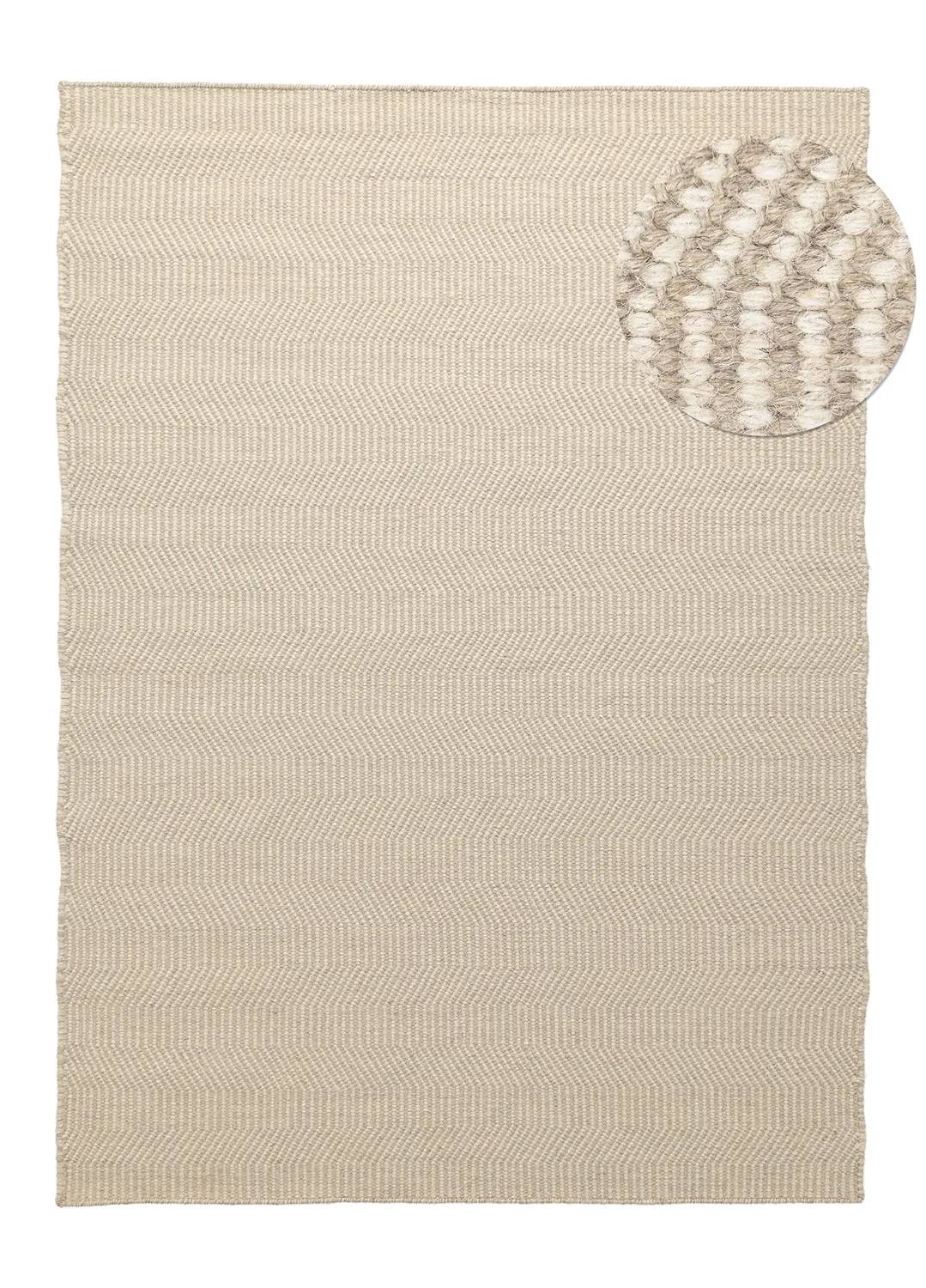 Tappeto In Lana - Larkana (beige/bianco)