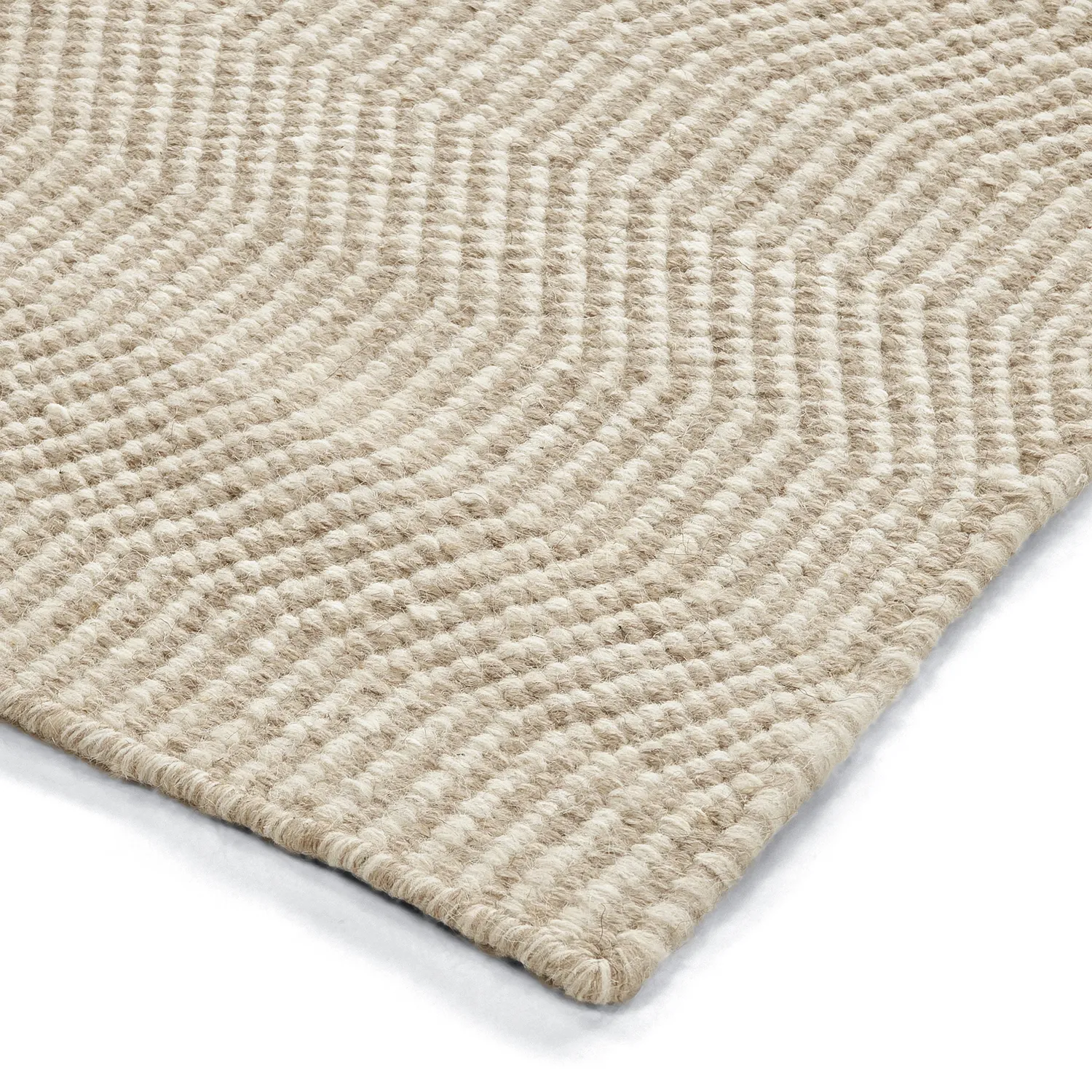 Tappeto In Lana - Larkana (beige/bianco)