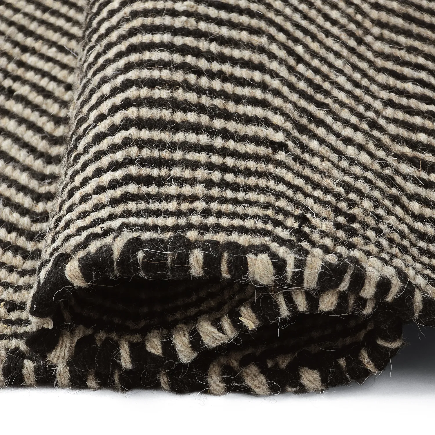 Tappeto In Lana - Larkana (beige/nero)